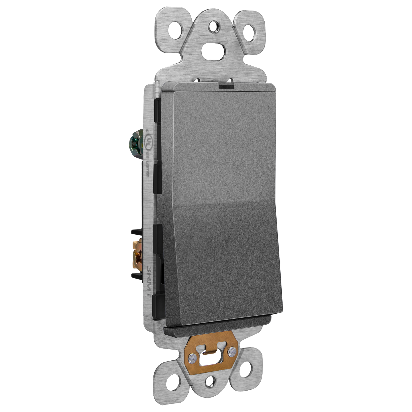 15A Decorator Paddle Light Switch with Locator Light, LED Indicator, 3-Way or Single-Pole