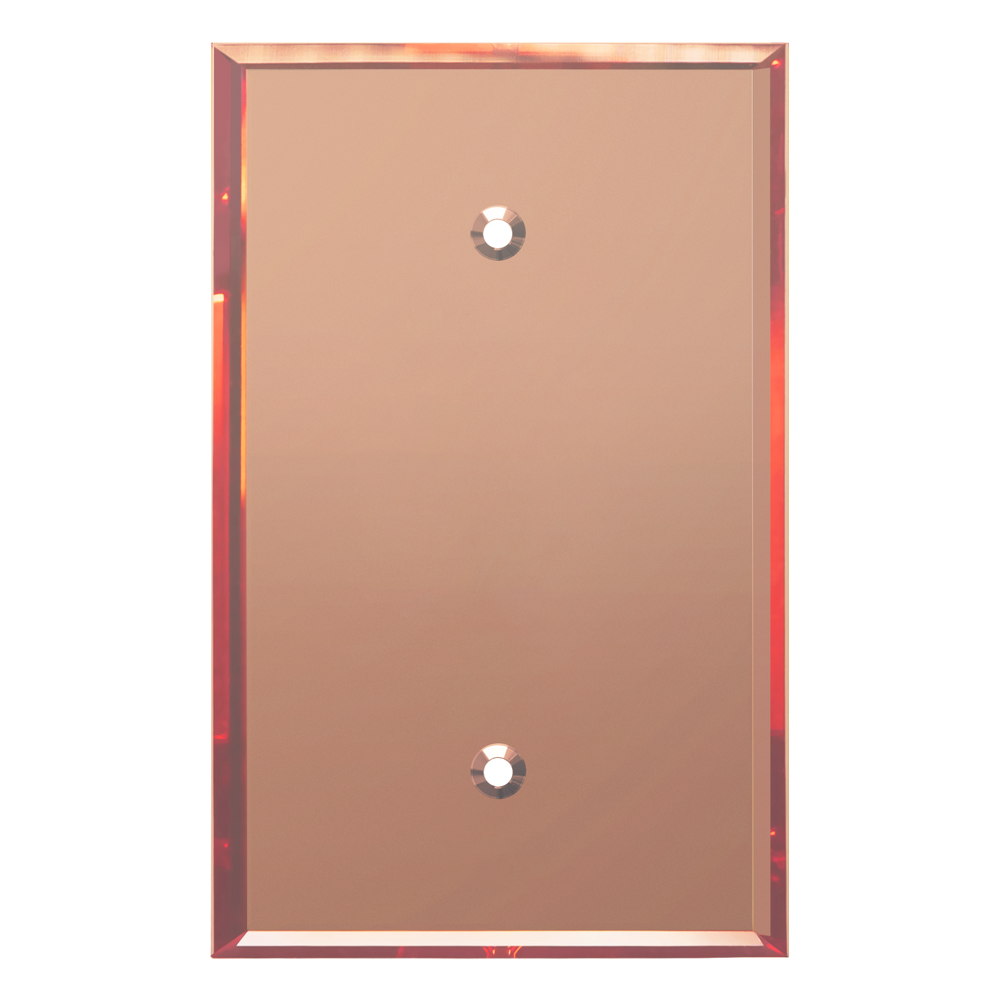 Blank Oversized Acrylic Mirrored Wall Plate, Reflective Cover Plate, Plexiglass Wall Plate, 1-Gang