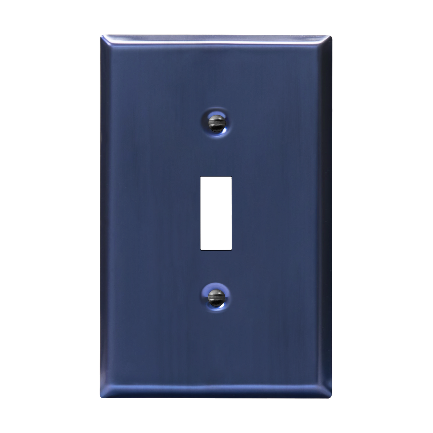 Toggle Light Switch Metal Wall Plate, Stainless Steel Switch Cover, Corrosion Resistant, 1-Gang, Mid-Size
