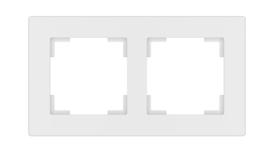 2-fach Abdeckrahmen