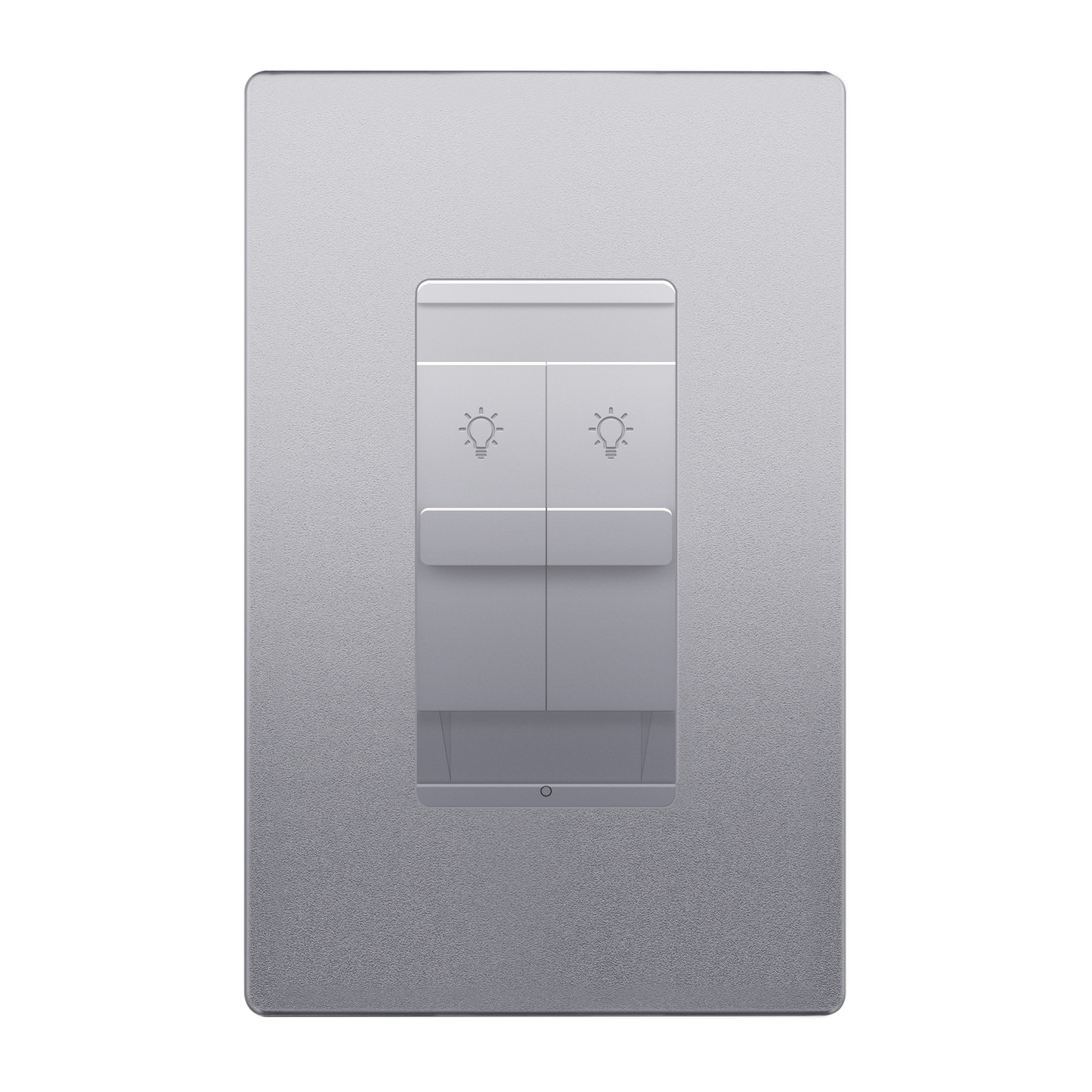 Combination Dual LED Dimmer Light Switch, Single-Pole, No Neutral Required, Wall Plate Included