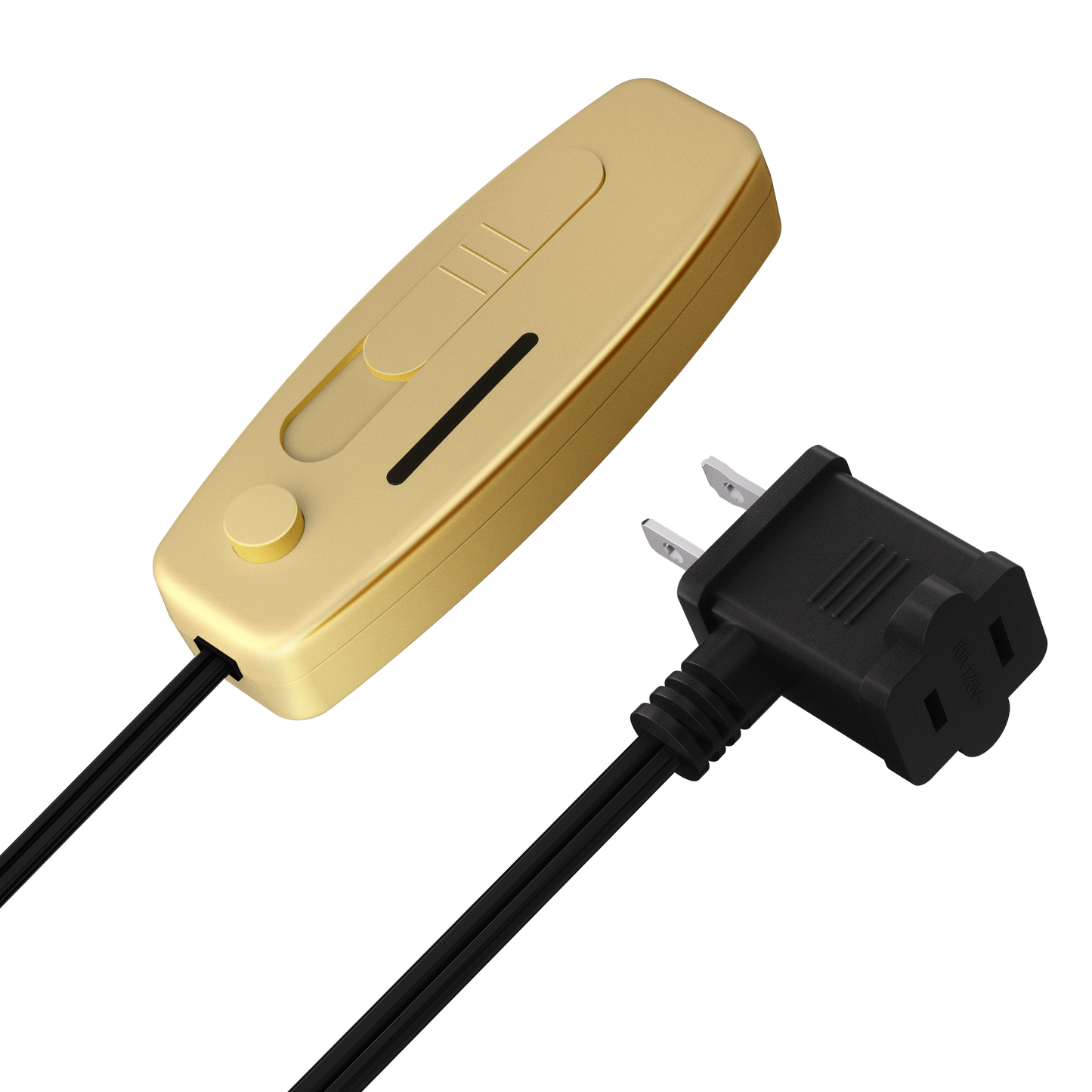 Table Top Lamp Dimmer Light Switch, Dimming Switch for Desk, 6 Ft. Cord, LED Indicator