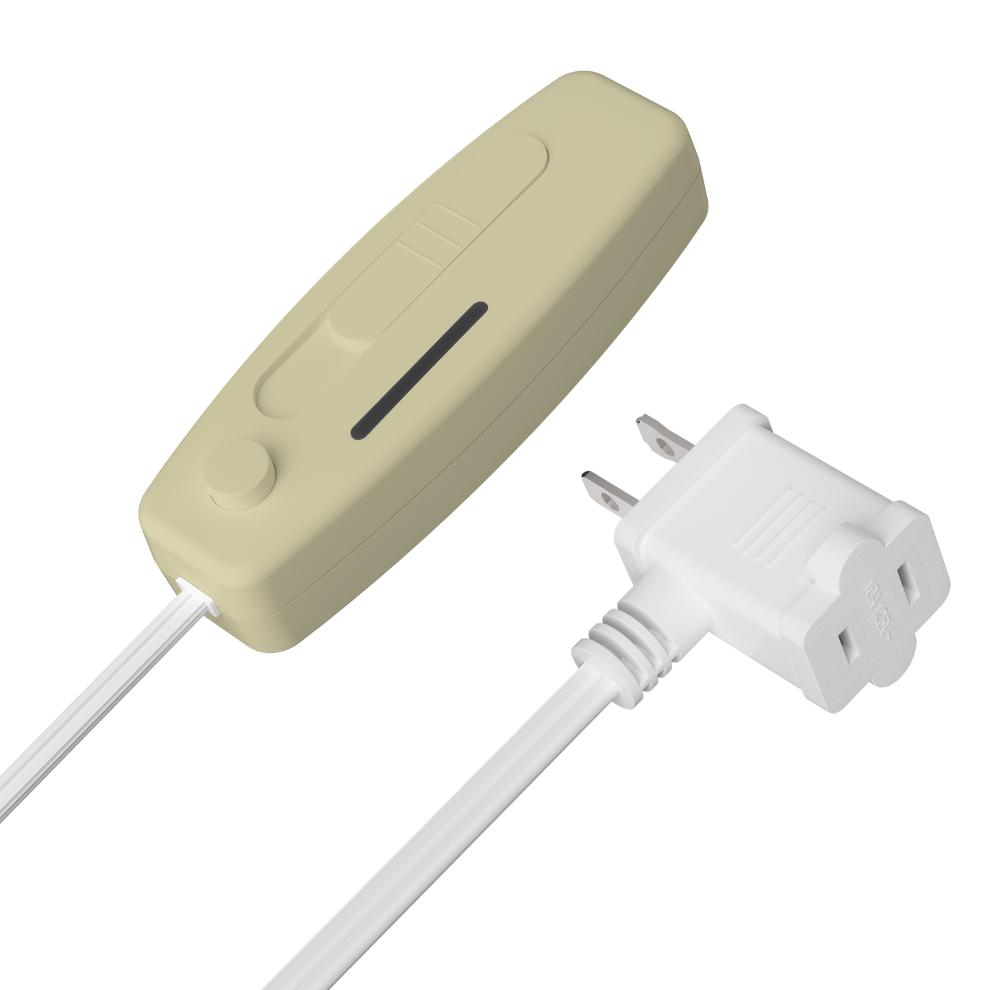 Table Top Lamp Dimmer Light Switch, Dimming Switch for Desk, 6 Ft. Cord, LED Indicator