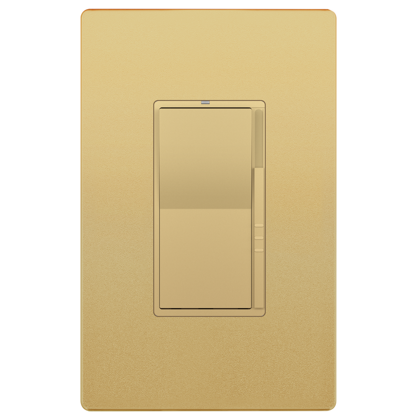 Decorator LED Dimmer Paddle Switch, 1-Pole or 3-Way, 2-Wire, 300W LED/CFL, 600W Incandescent/Halogen, LED Locator, No Neutral Required, UL-Listed, Wall Plate Included