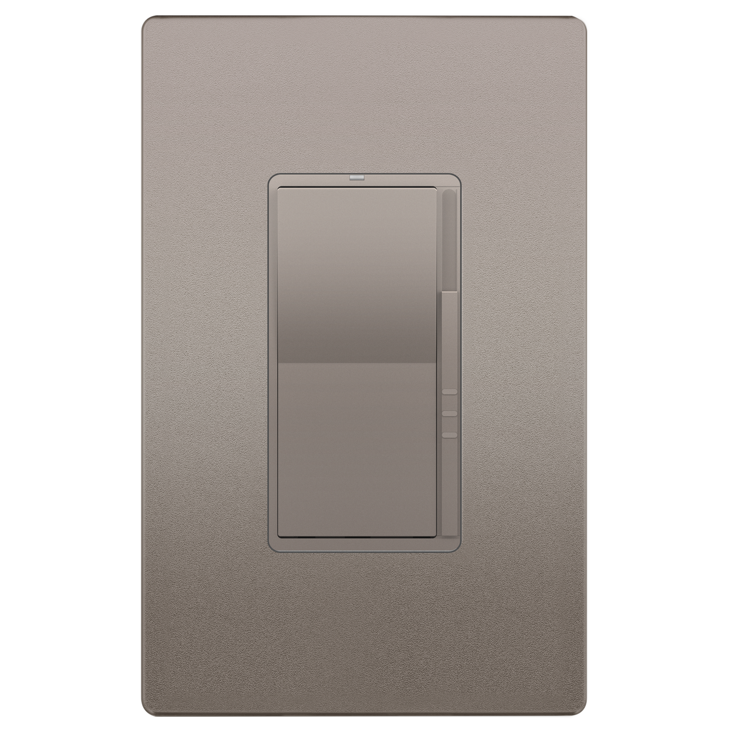 Decorator LED Dimmer Paddle Switch, 1-Pole or 3-Way, 2-Wire, 300W LED/CFL, 600W Incandescent/Halogen, LED Locator, No Neutral Required, UL-Listed, Wall Plate Included