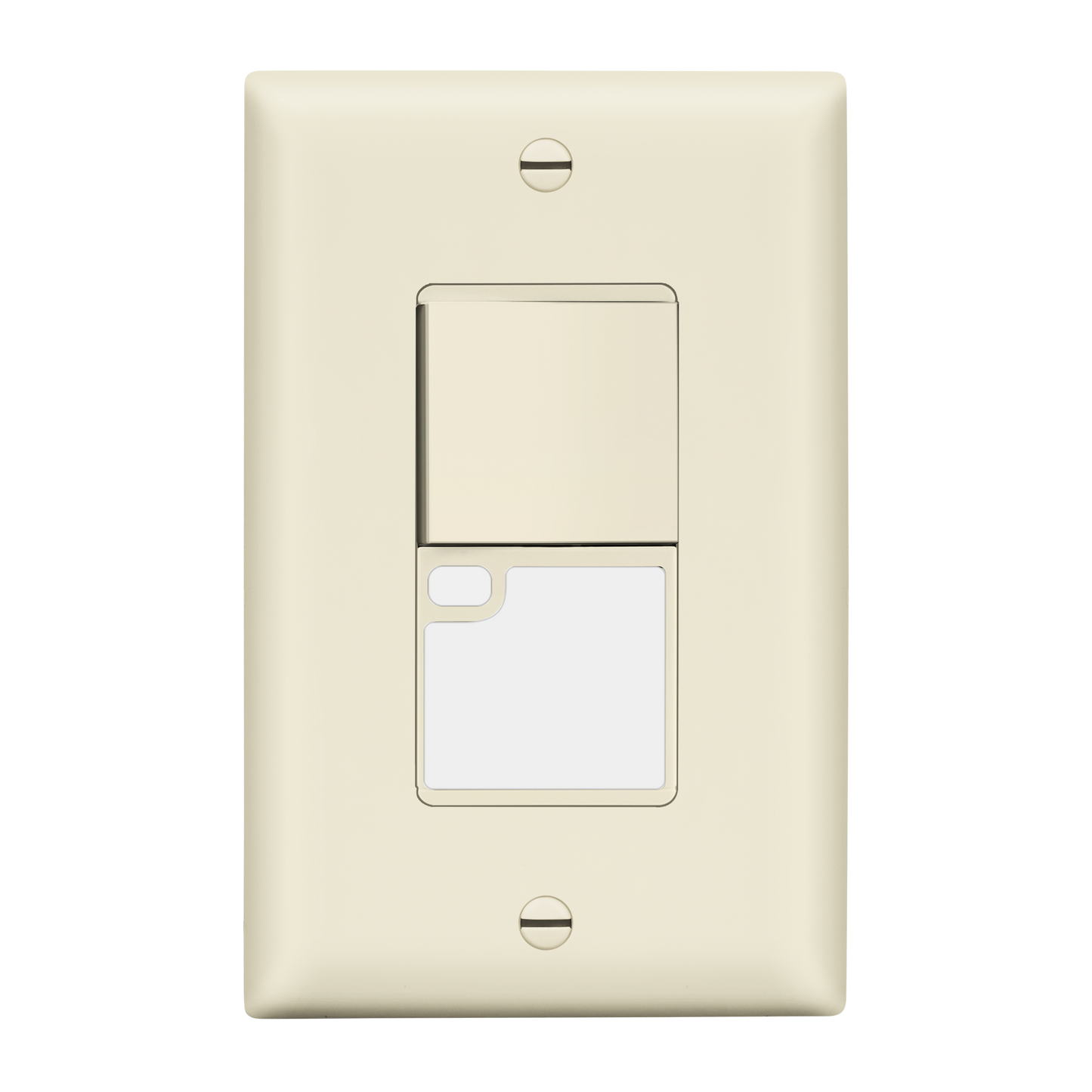 Decorator Guide Light Paddle Switch with Daylight Sensor, 3-Way or Single-Pole Light Switch, LED Guide Light, Wall Plate Included