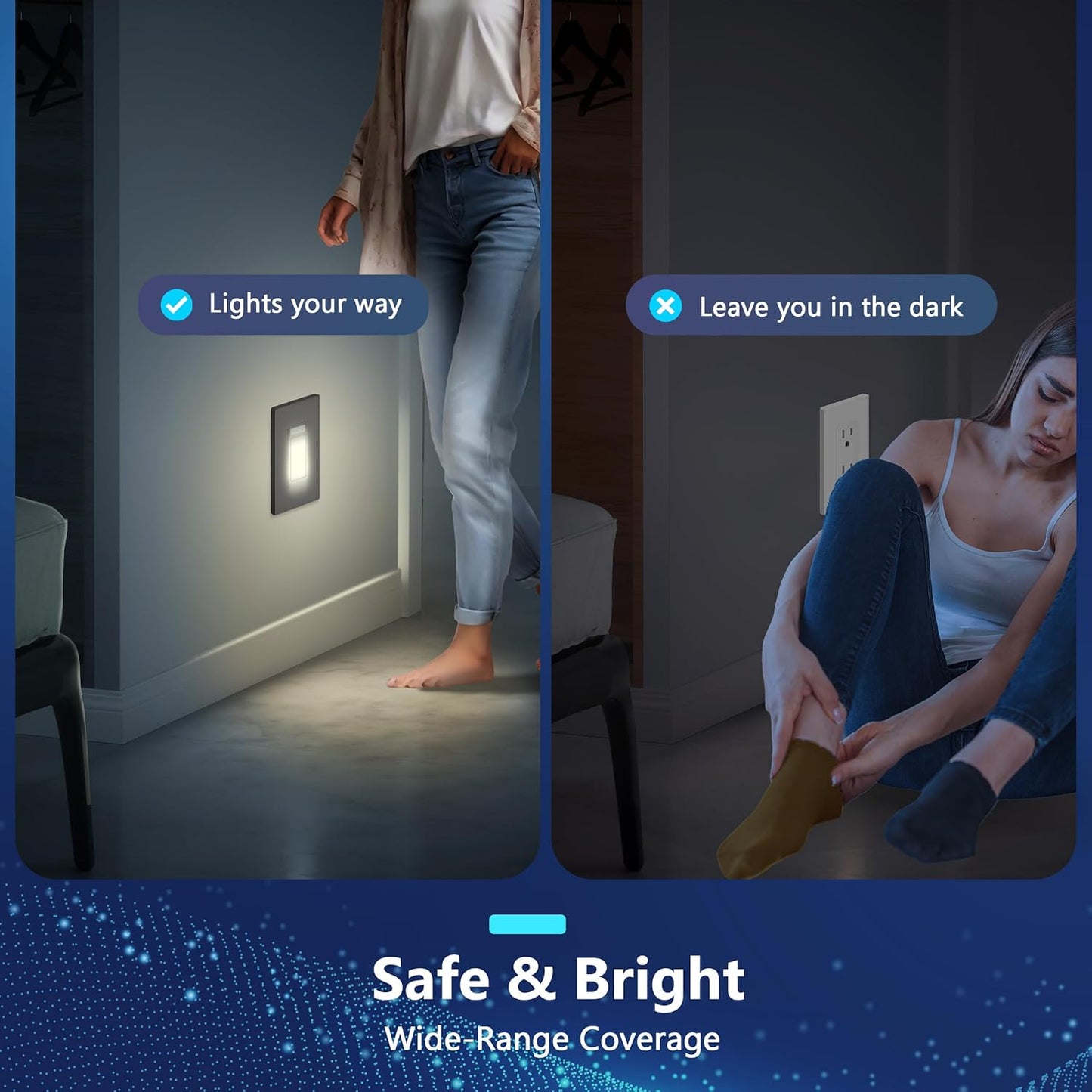 Full Guide Light with PIR Motion Sensor, Daylight Sensor, UL Listed, Wall Plate Included