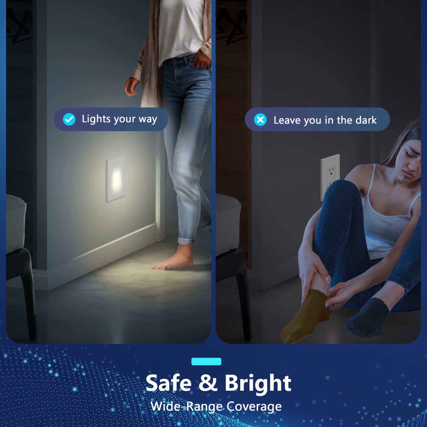 Full Guide Light with PIR Motion Sensor, Daylight Sensor, UL Listed, Wall Plate Included
