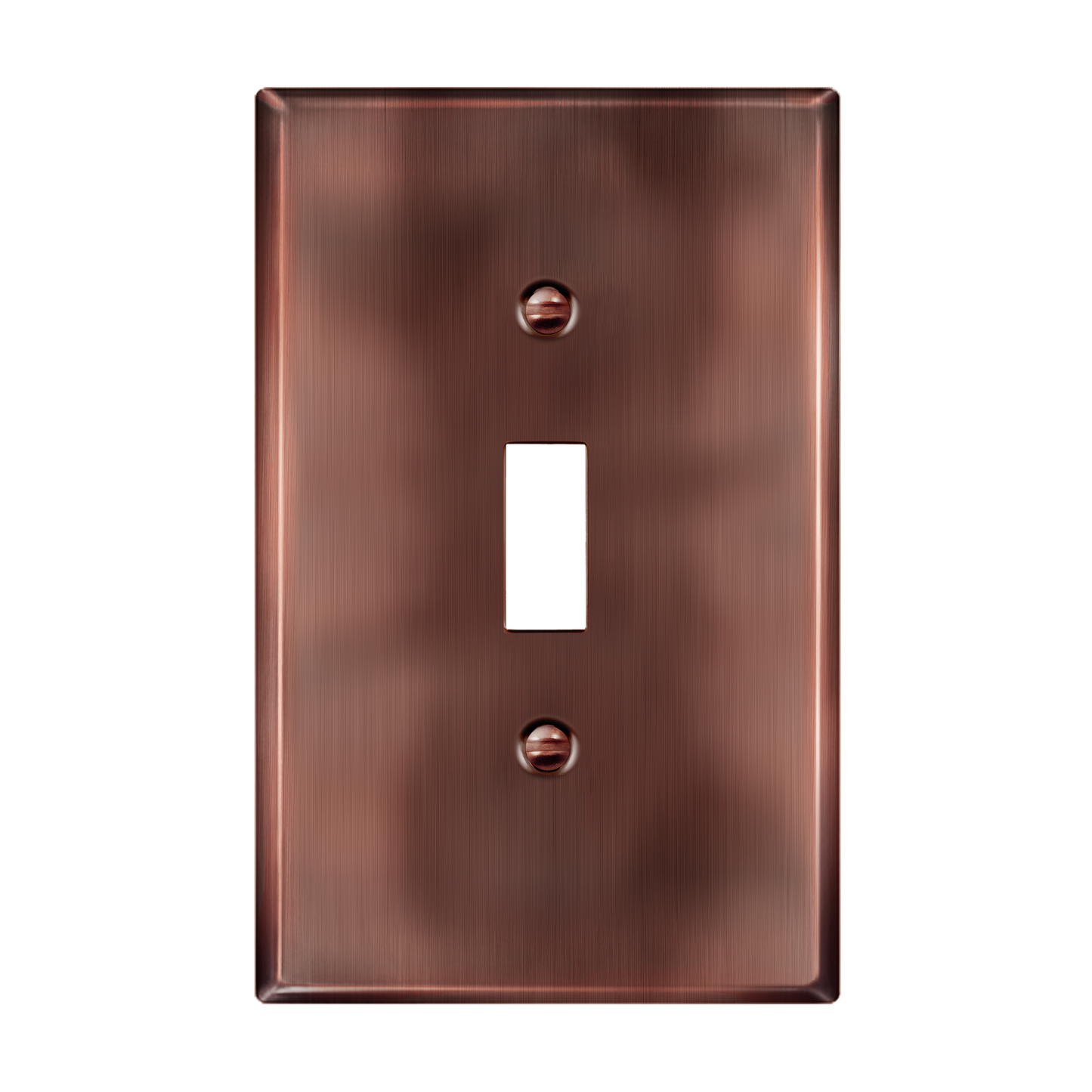 Toggle Light Switch Metal Wall Plate, Stainless Steel Switch Cover, Corrosion Resistant, 1-Gang, Mid-Size