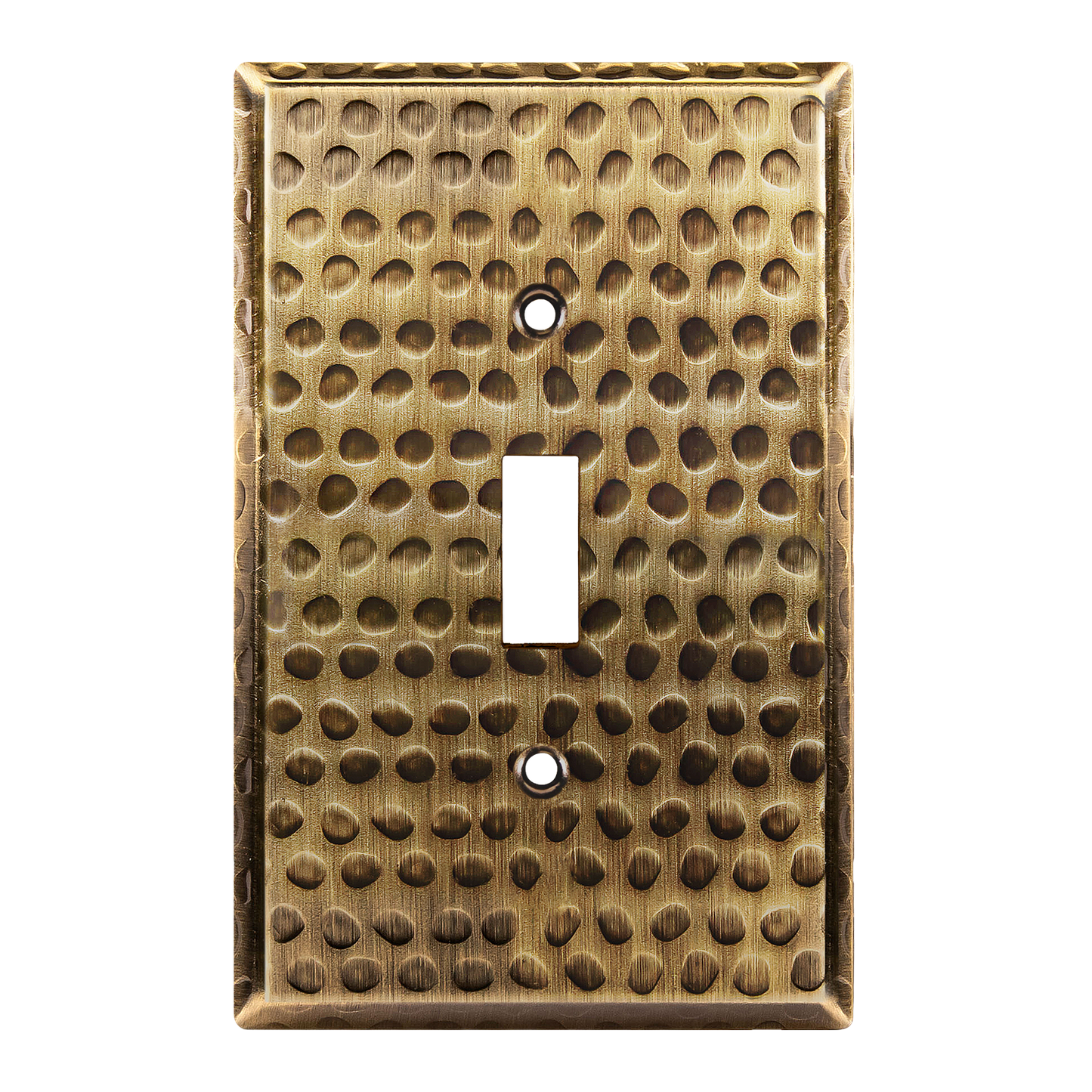 Toggle Light Switch Metal Wall Plate, Stainless Steel Switch Cover, Corrosion Resistant, 1-Gang, Mid-Size