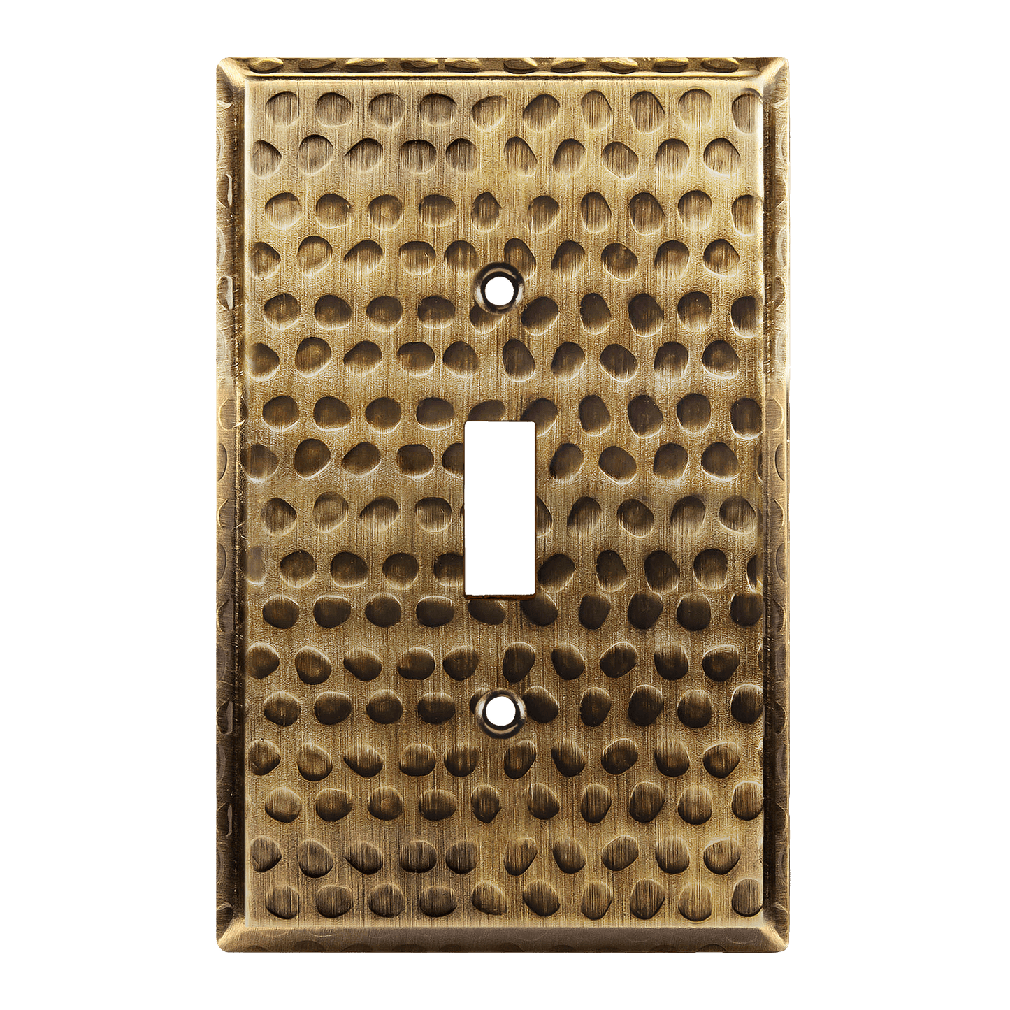 Toggle Light Switch Metal Wall Plate, Stainless Steel Switch Cover, Corrosion Resistant, 1-Gang, Mid-Size