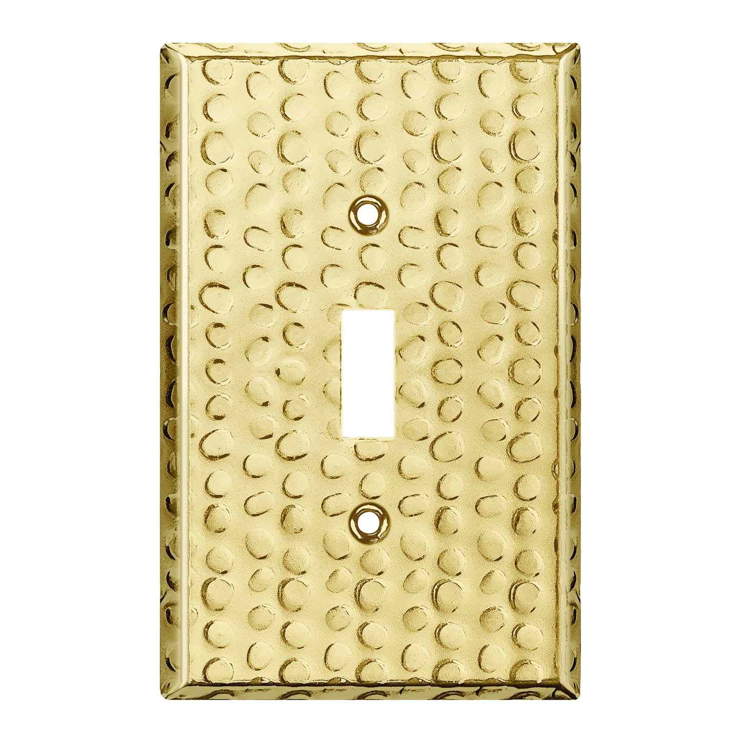 Toggle Light Switch Metal Wall Plate, Stainless Steel Switch Cover, Corrosion Resistant, 1-Gang, Mid-Size