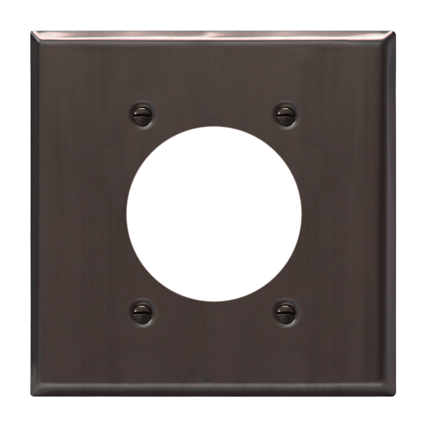 NEMA 14-50R Single Receptacle Wall Plate, Heavy Duty, Stainless Steel, Corrosive Resistant, EV Charger Outlet Cover, 1-Gang