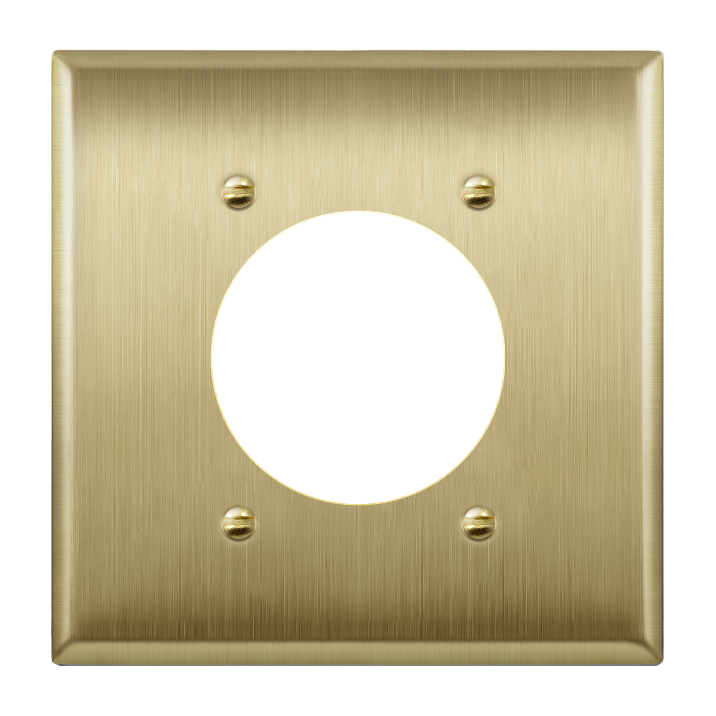 NEMA 14-50R Single Receptacle Wall Plate, Heavy Duty, Stainless Steel, Corrosive Resistant, EV Charger Outlet Cover, 1-Gang