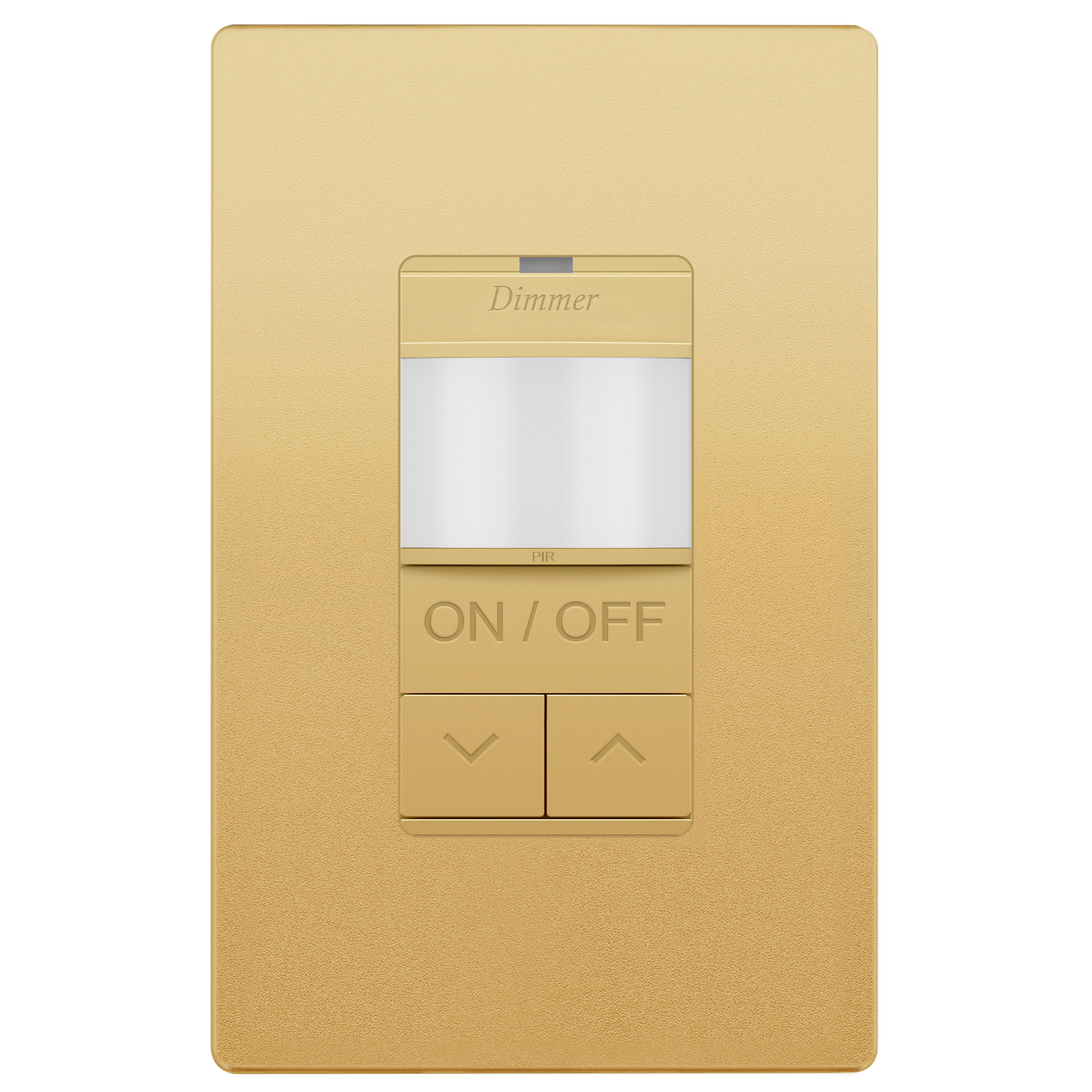 Motion Sensor Dimmer Switch, Occupancy/ Vacancy PIR Sensor, 3-Way, No Neutral Required, Wall Plate Included