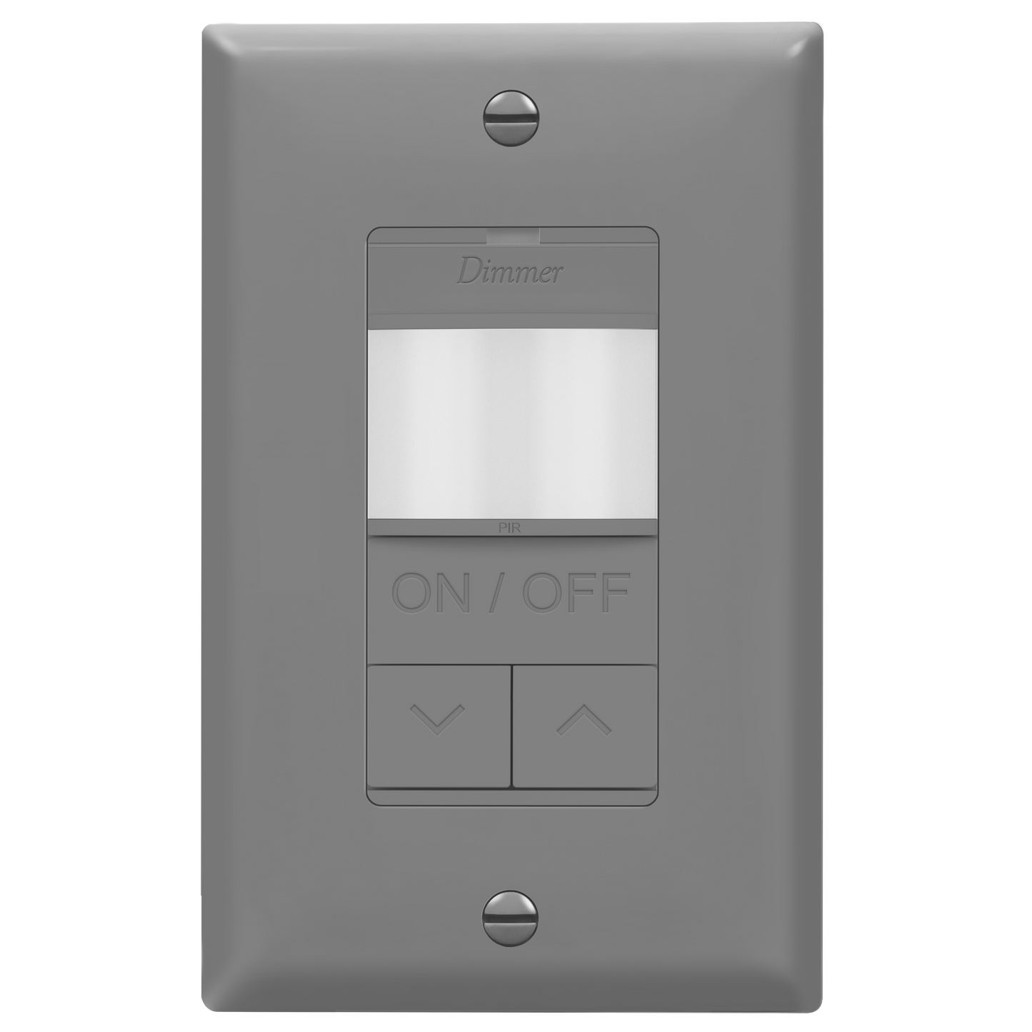 Motion Sensor Dimmer Switch, Occupancy/ Vacancy PIR Sensor, 3-Way, No Neutral Required, Wall Plate Included