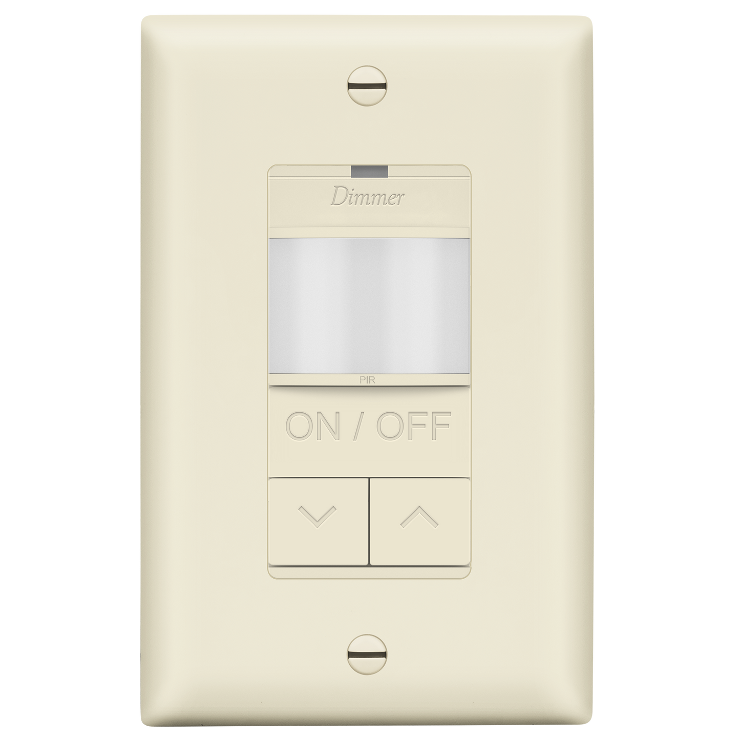 Motion Sensor Dimmer Switch, Occupancy/ Vacancy PIR Sensor, 3-Way, No Neutral Required, Wall Plate Included