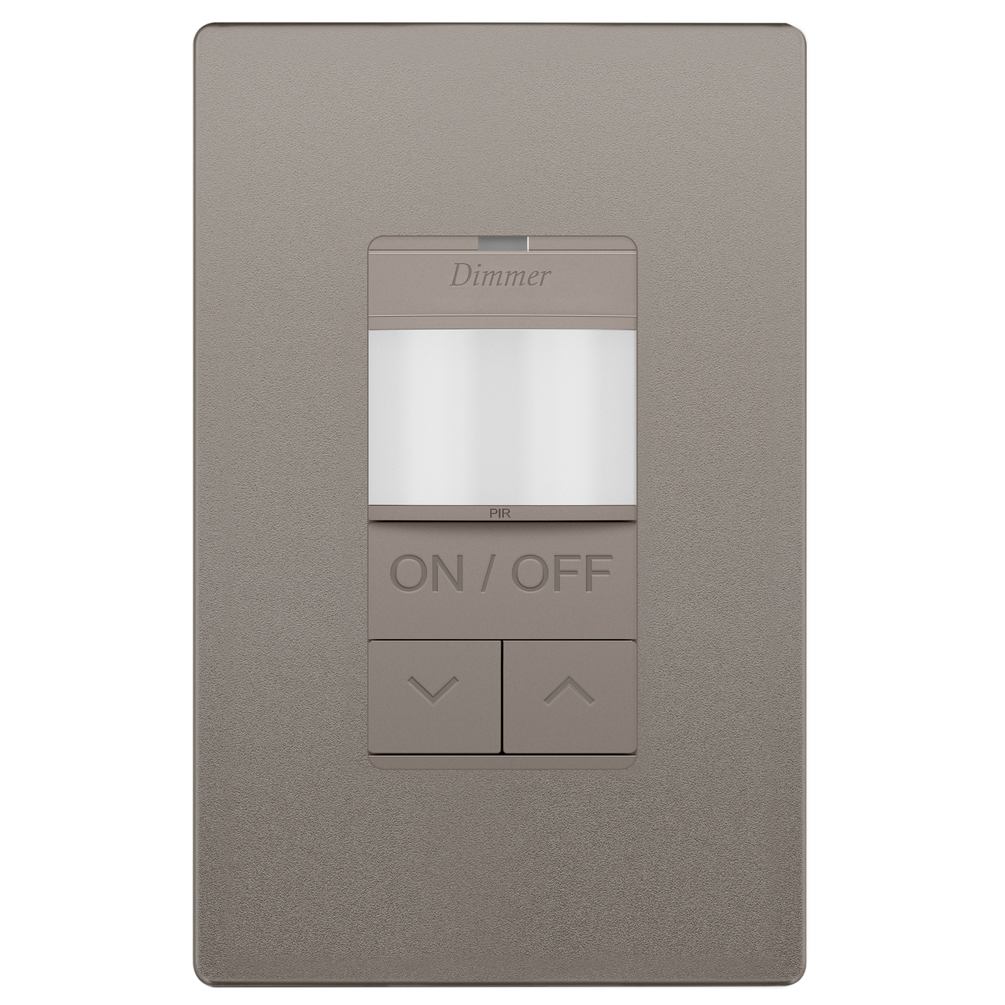 Motion Sensor Dimmer Switch, Occupancy/ Vacancy PIR Sensor, 3-Way, No Neutral Required, Wall Plate Included