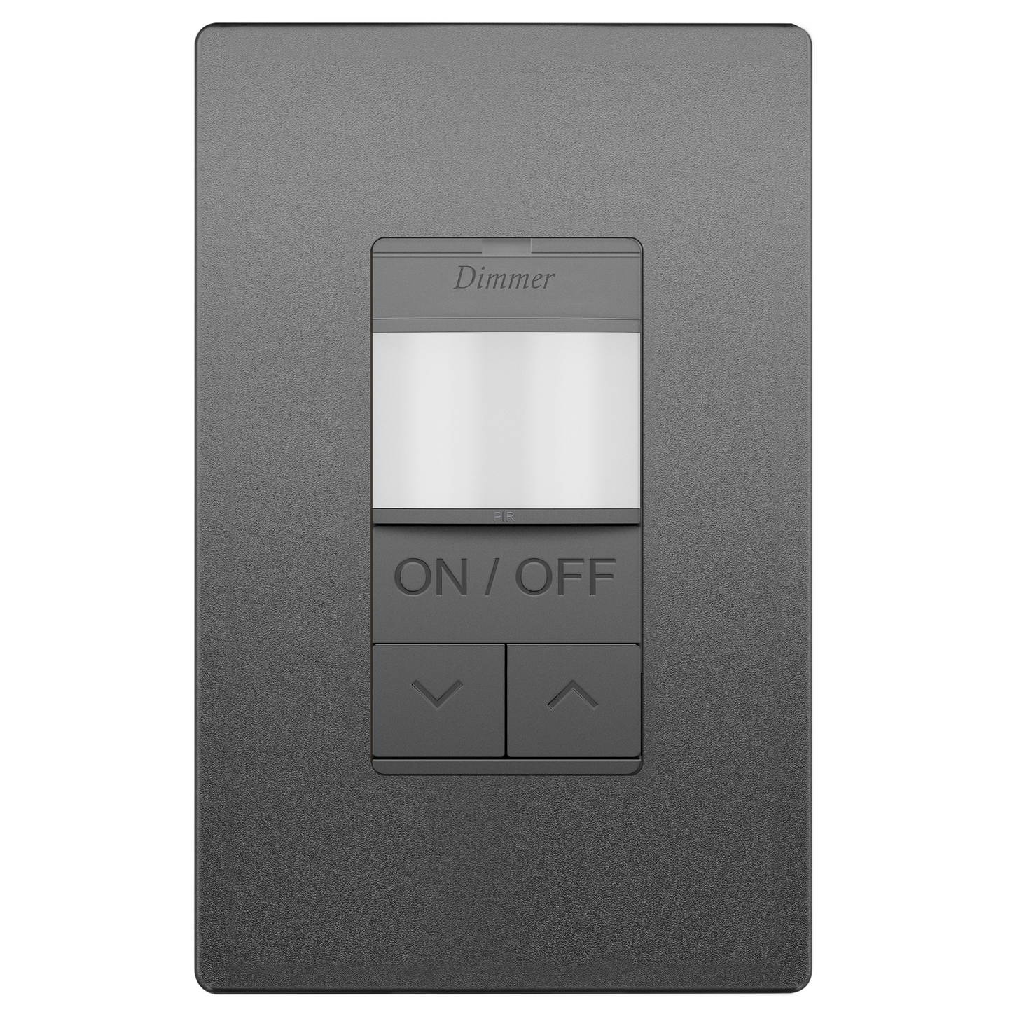 Motion Sensor Dimmer Switch, Occupancy/ Vacancy PIR Sensor, 3-Way, No Neutral Required, Wall Plate Included