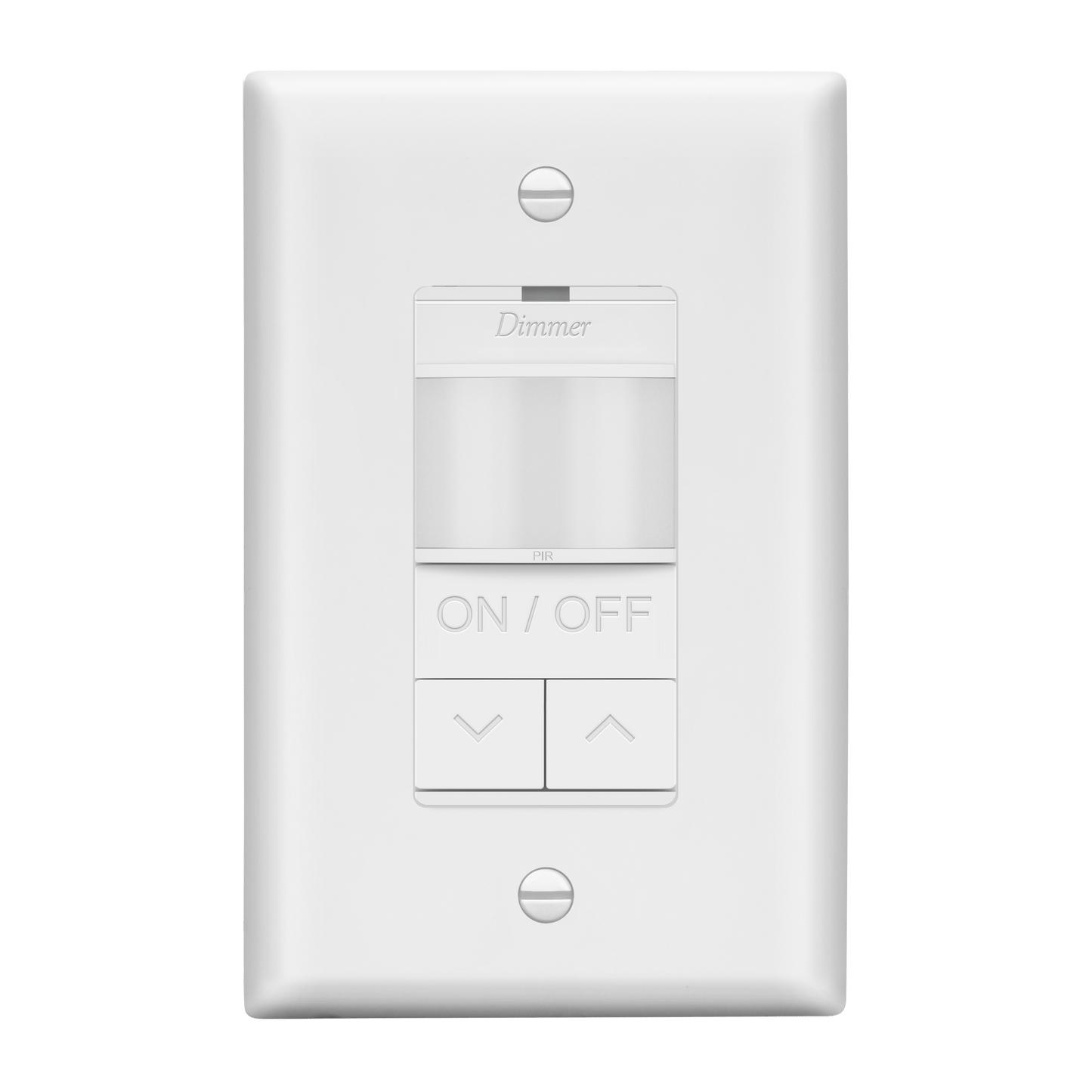 Motion Sensor Dimmer Switch, Occupancy/ Vacancy PIR Sensor, 3-Way, No Neutral Required, Wall Plate Included
