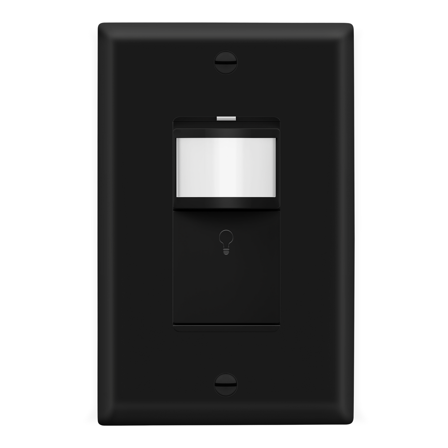 Motion Sensor Light Switch, PIR Occupancy/ Vacancy Motion Sensor, Single-Pole, No Neutral Required, Ground Wire Required, Wall Plate Included