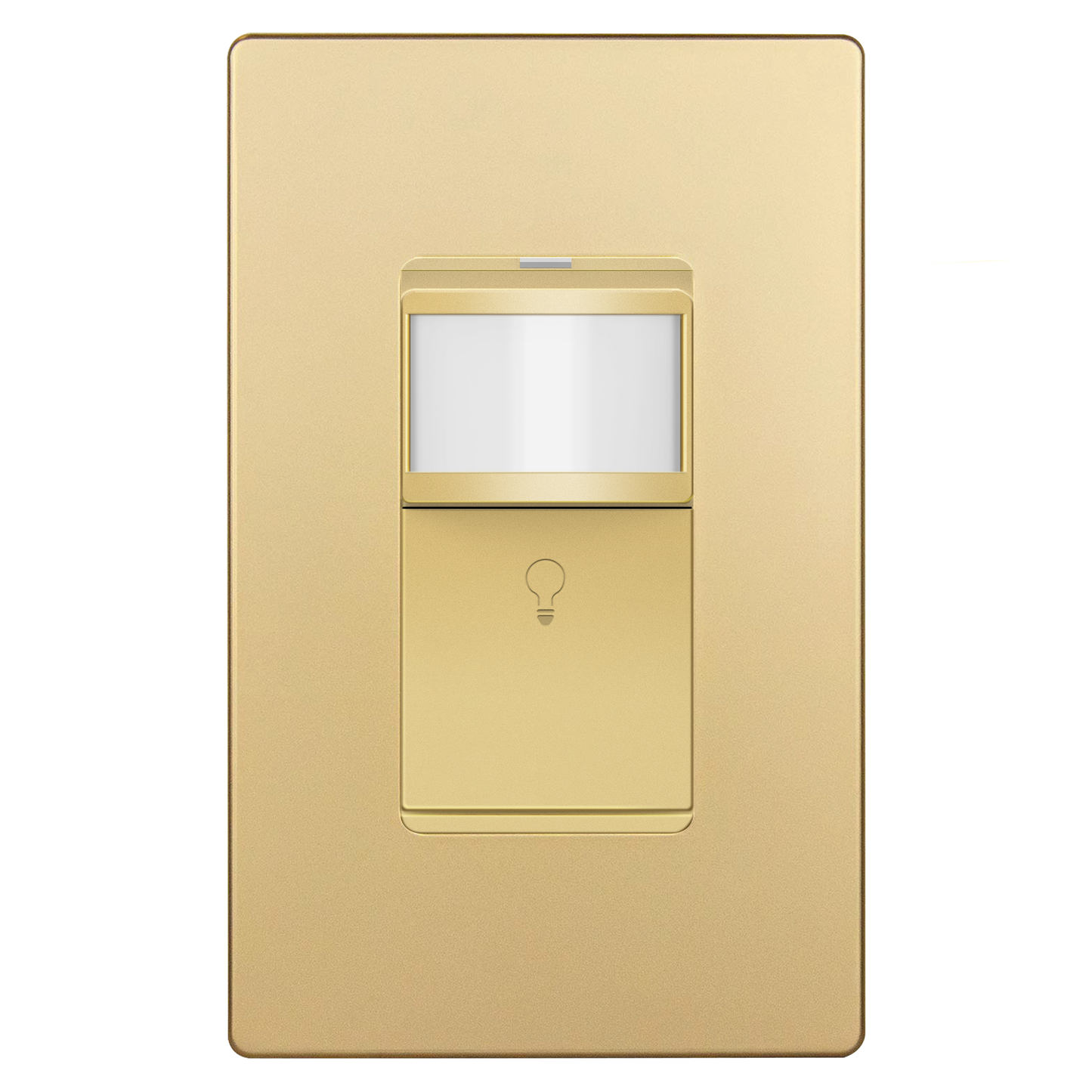 Motion Sensor Light Switch, PIR Occupancy/ Vacancy Motion Sensor, Single-Pole, No Neutral Required, Ground Wire Required, Wall Plate Included