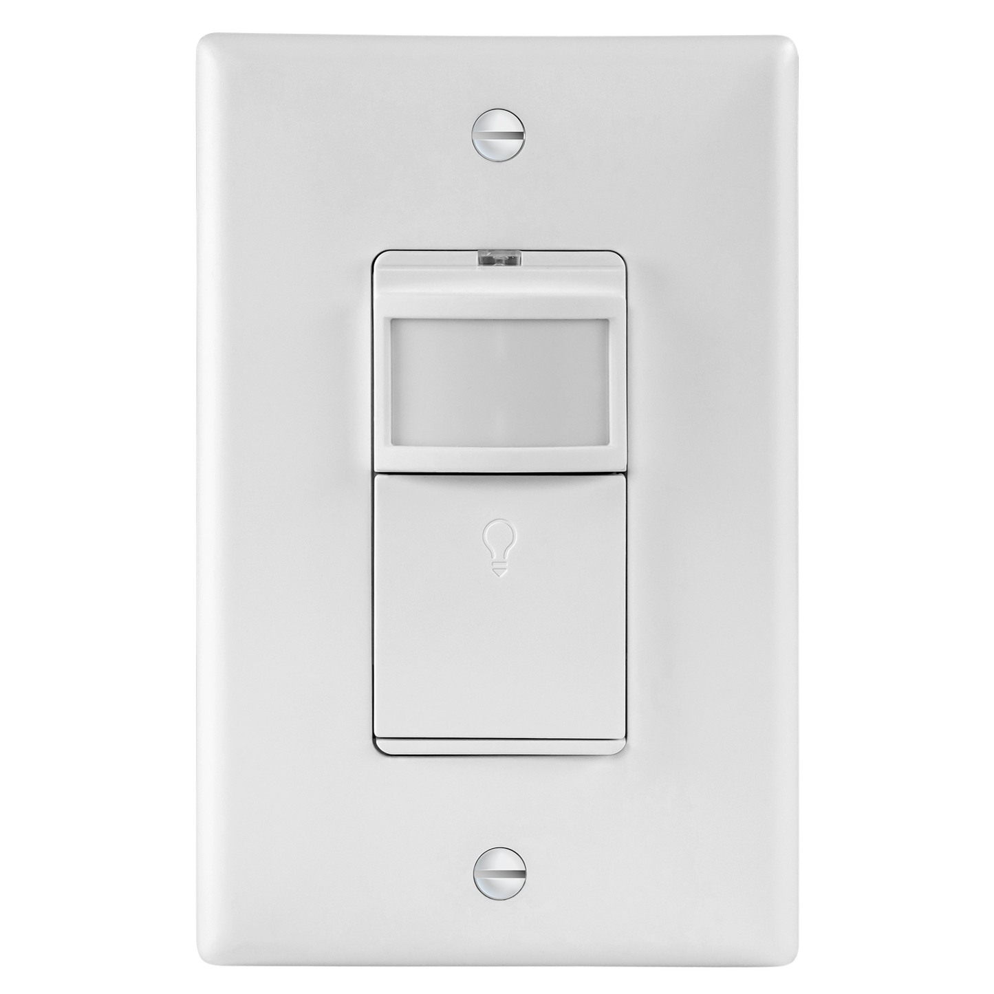 Motion Sensor Light Switch, PIR Occupancy/ Vacancy Motion Sensor, Single-Pole, No Neutral Required, Wall Plate Included