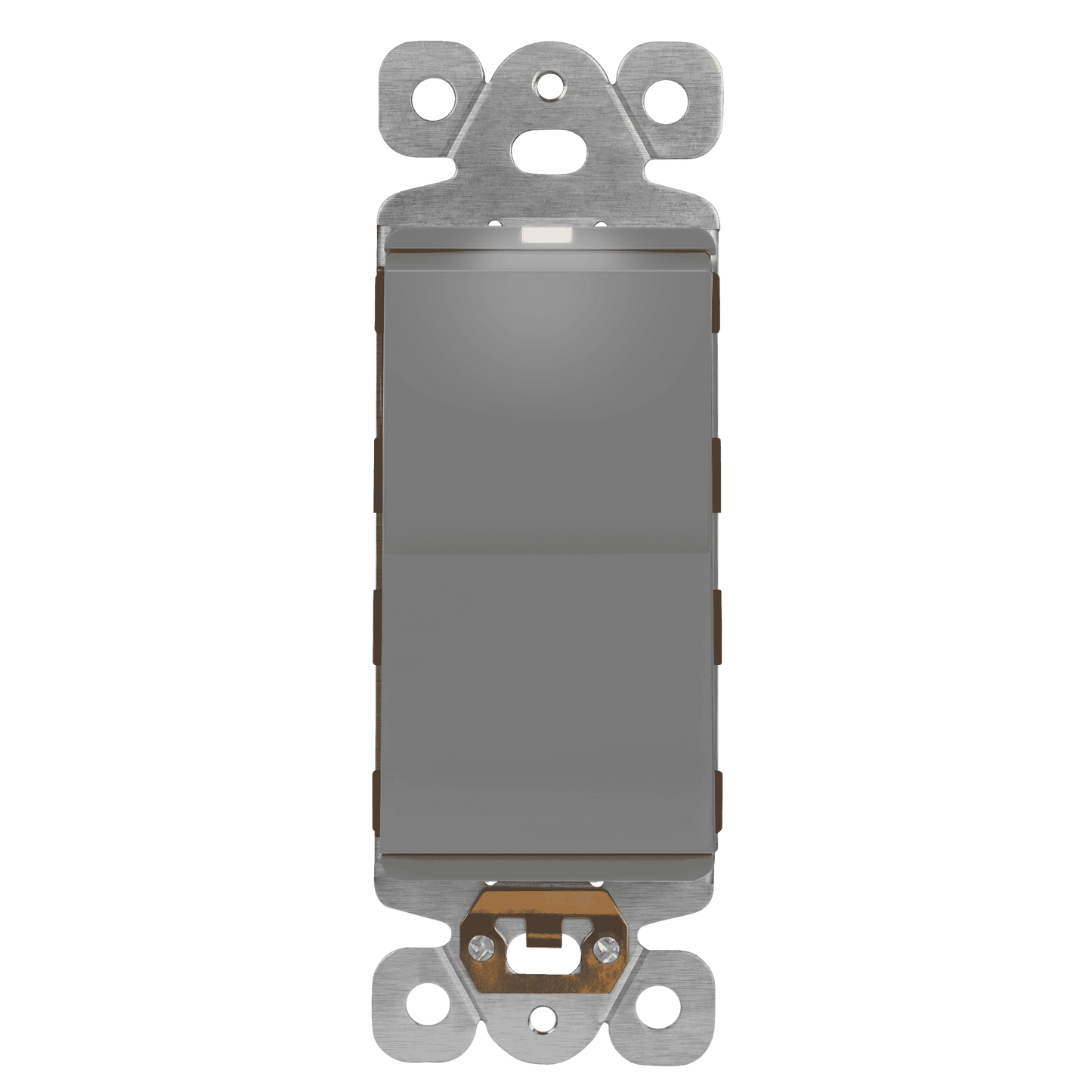 15A Decorator Paddle Light Switch with Locator Light, LED Indicator, Single-Pole, 3-Wire