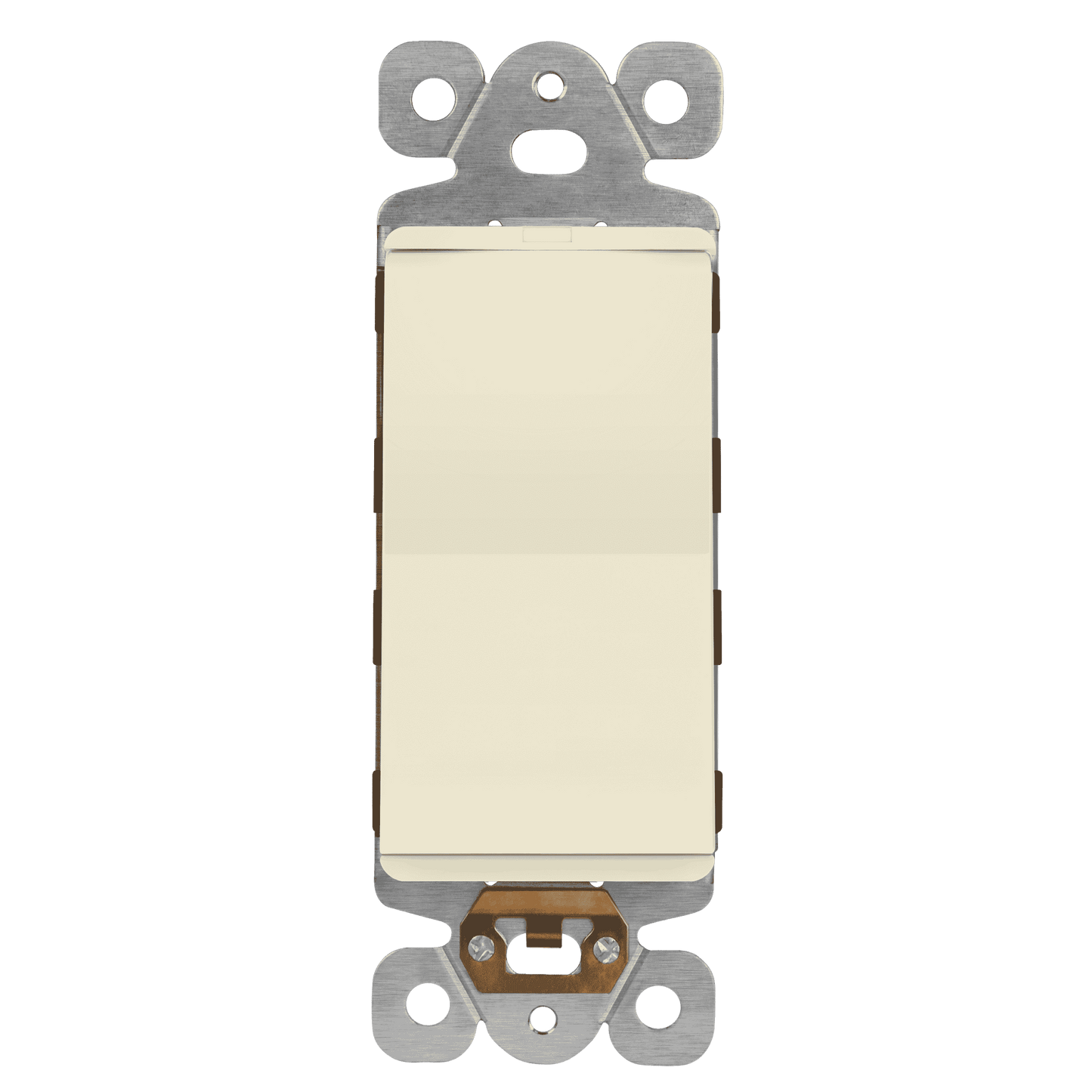 15A Decorator Paddle Light Switch with Locator Light, LED Indicator, Single-Pole, 3-Wire