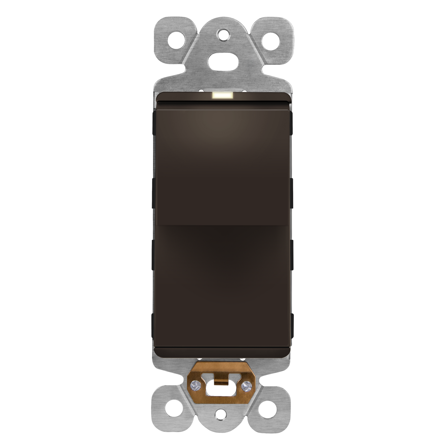 15A Decorator Paddle Light Switch with Locator Light, LED Indicator, 3-Way or Single-Pole