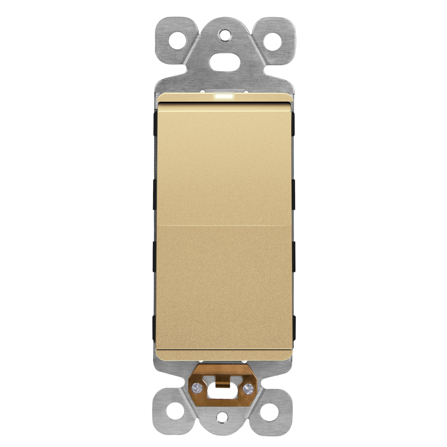 15A Decorator Paddle Light Switch with Locator Light, LED Indicator, 3-Way or Single-Pole