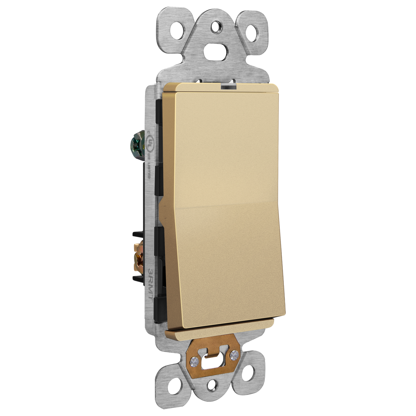 15A Decorator Paddle Light Switch with Locator Light, LED Indicator, 3-Way or Single-Pole