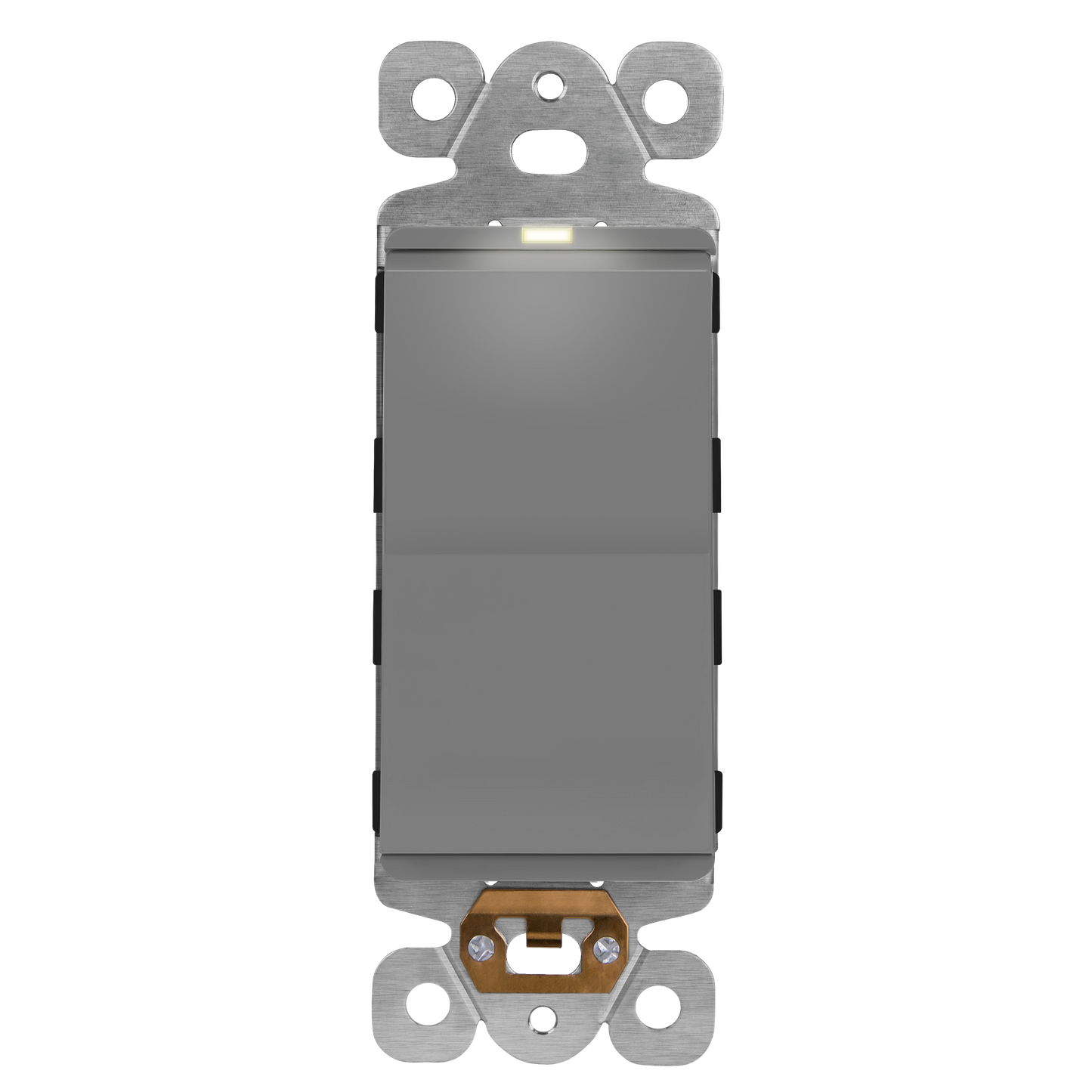 15A Decorator Paddle Light Switch with Locator Light, LED Indicator, 3-Way or Single-Pole
