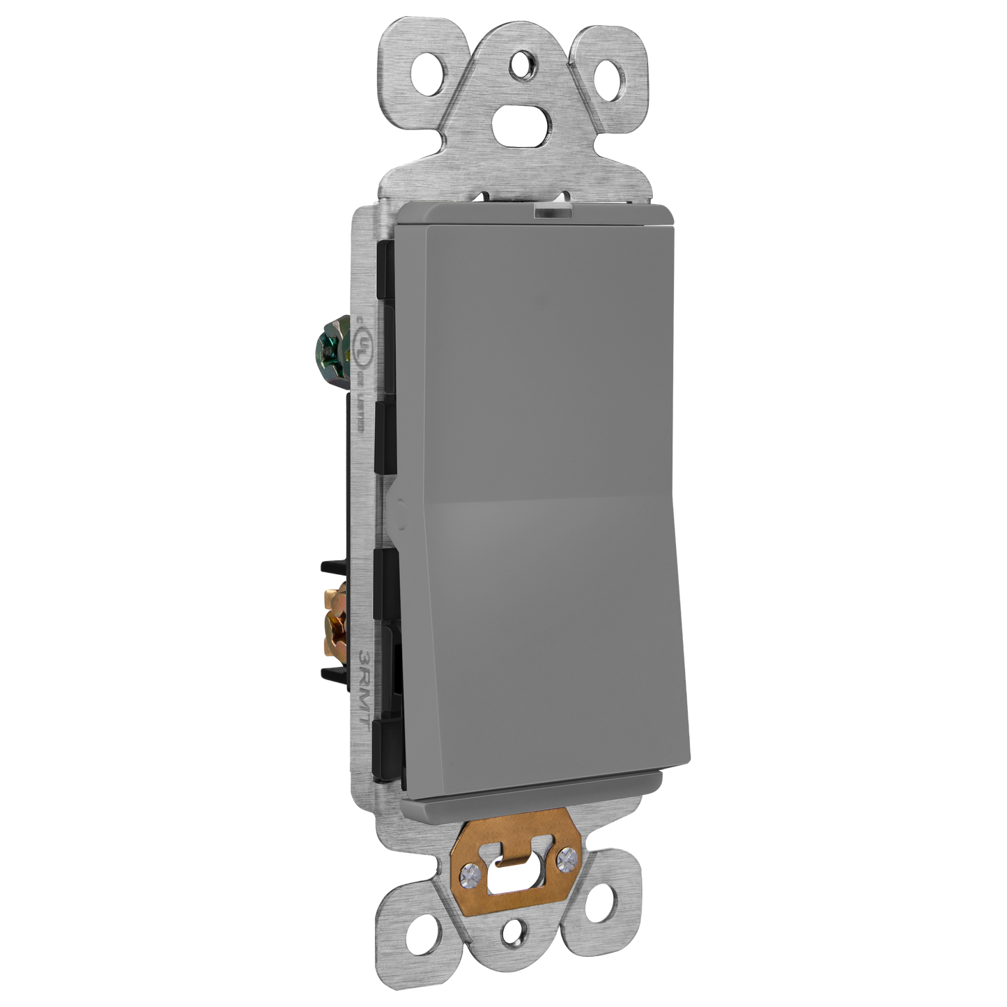 15A Decorator Paddle Light Switch with Locator Light, LED Indicator, 3-Way or Single-Pole