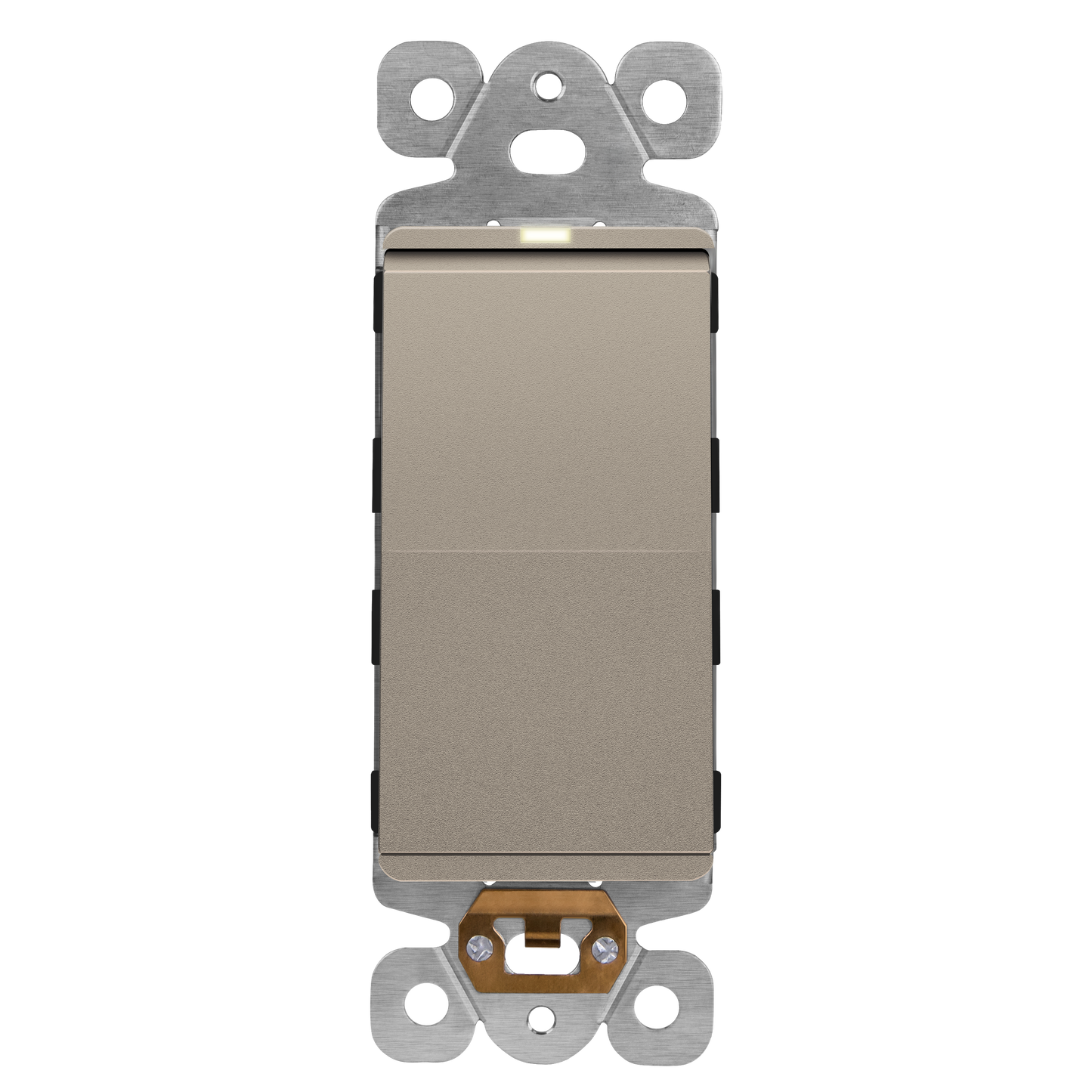 15A Decorator Paddle Light Switch with Locator Light, LED Indicator, 3-Way or Single-Pole