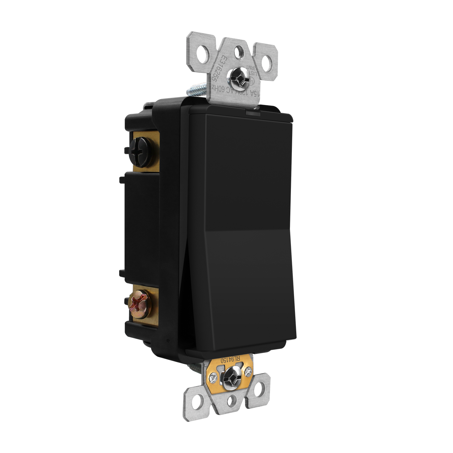 15A Decorator Paddle Light Switch with Locator Light, LED Indicator, 4-Way