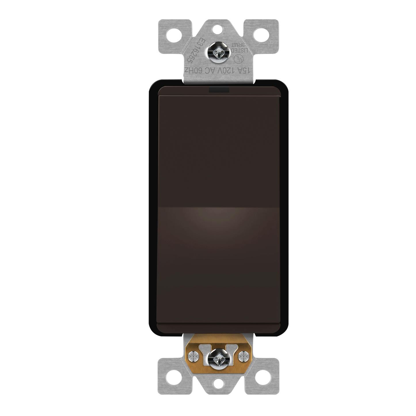 15A Decorator Paddle Light Switch with Locator Light, LED Indicator, 4-Way