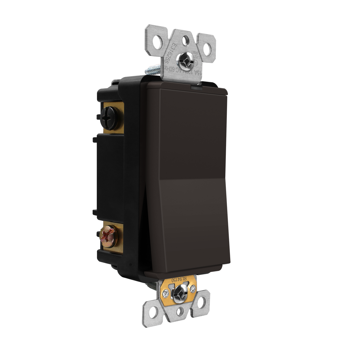 15A Decorator Paddle Light Switch with Locator Light, LED Indicator, 4-Way