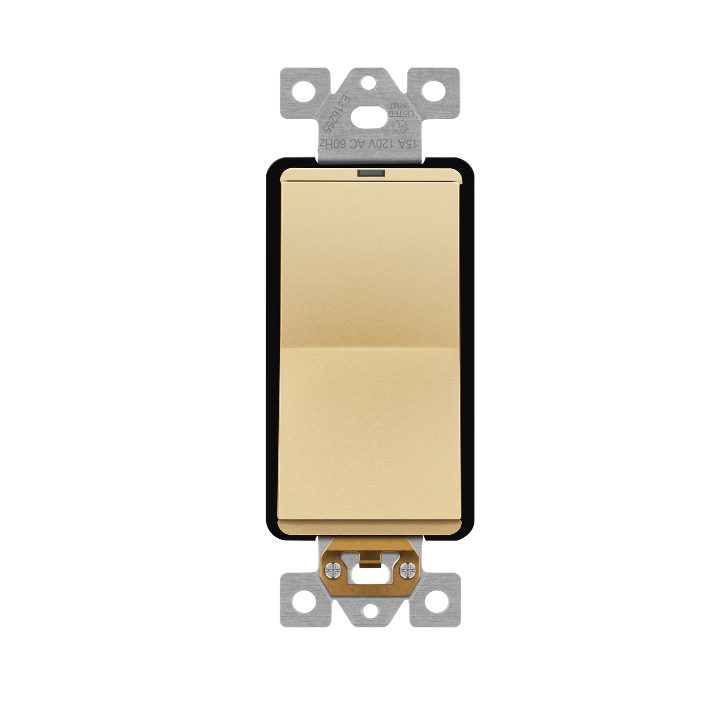 15A Decorator Paddle Light Switch with Locator Light, LED Indicator, 4-Way