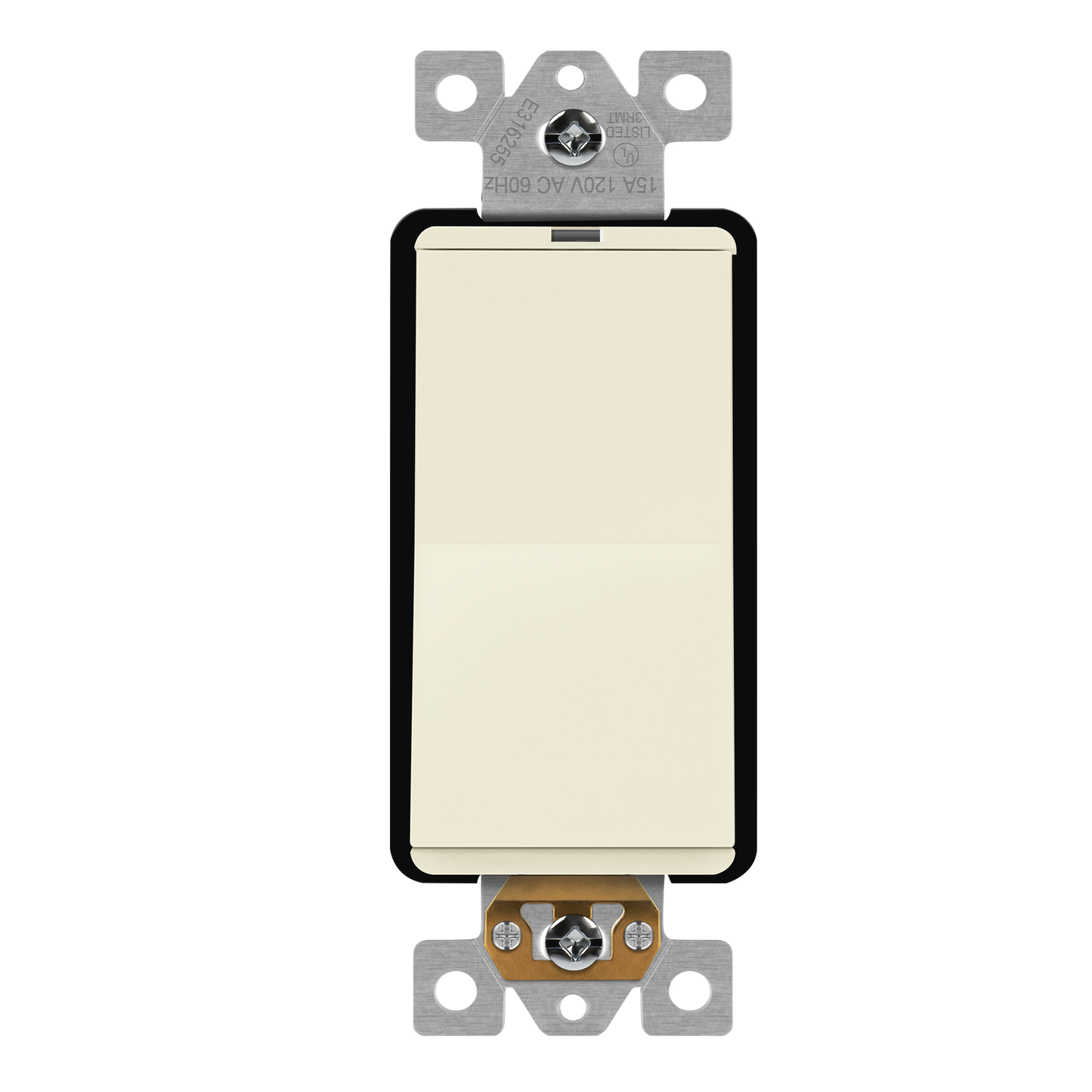 15A Decorator Paddle Light Switch with Locator Light, LED Indicator, 4-Way