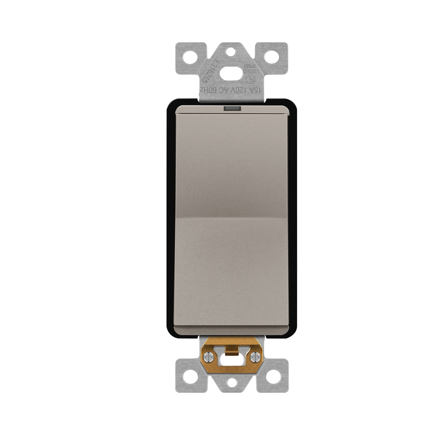 15A Decorator Paddle Light Switch with Locator Light, LED Indicator, 4-Way