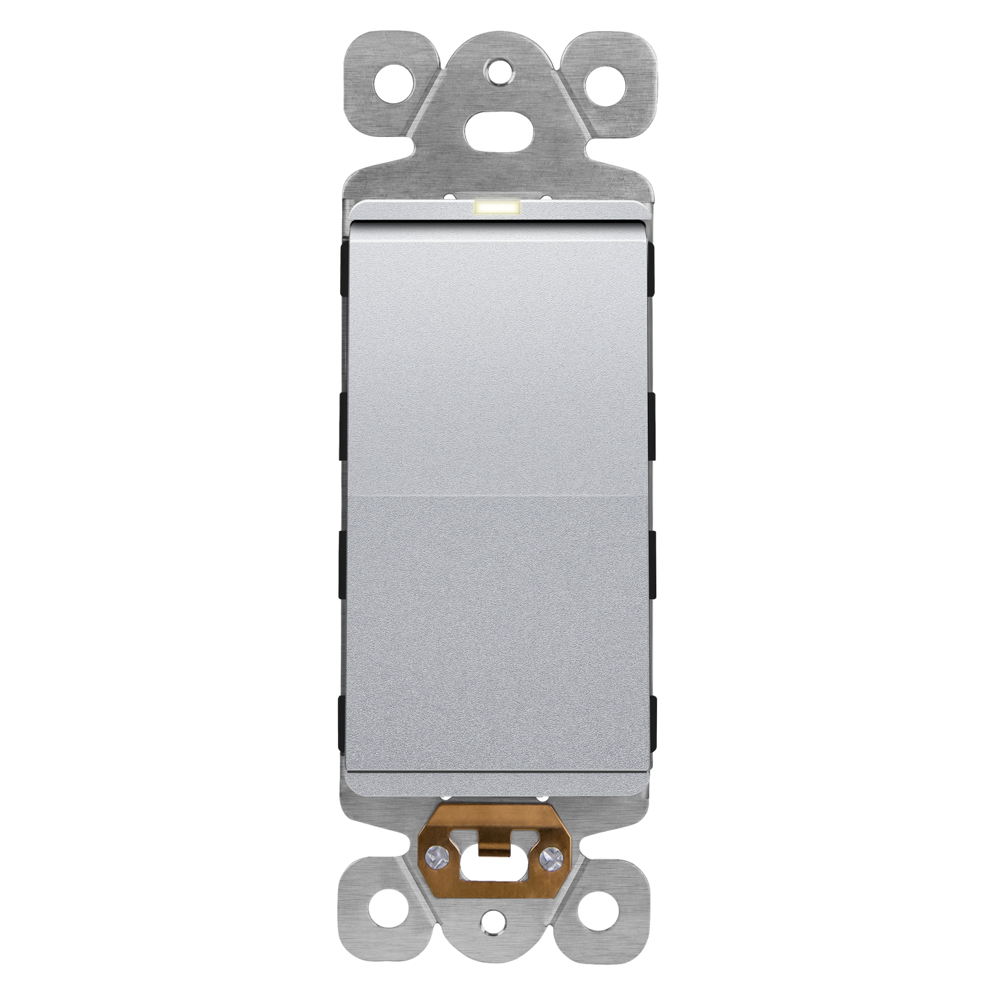 15A Decorator Paddle Light Switch with Locator Light, LED Indicator, Single-Pole, 3-Wire