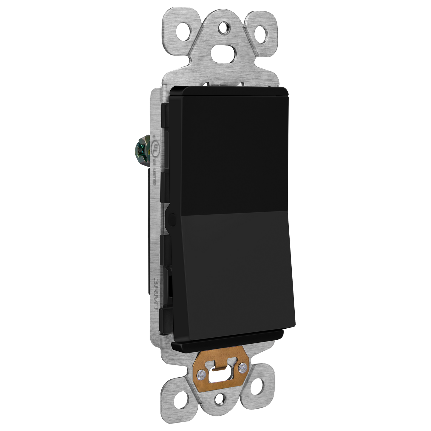 15A Decorator Paddle Light Switch, Single-Pole, 3-Wire