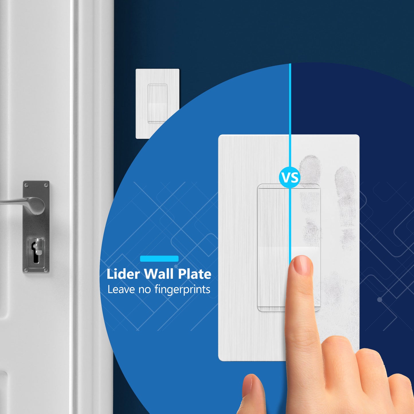 15A Decorator Paddle Light Switch, Single-Pole, 3-Wire