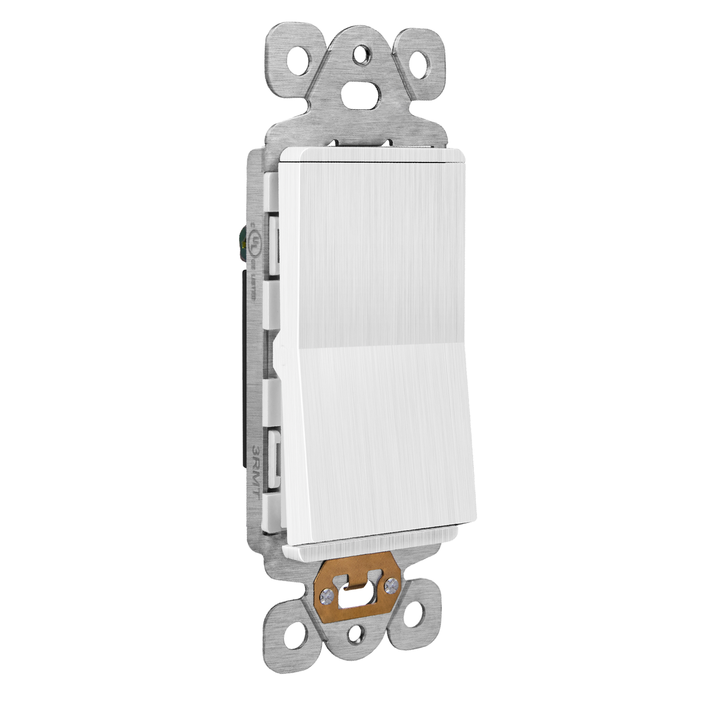 15A Decorator Paddle Light Switch, Single-Pole, 3-Wire