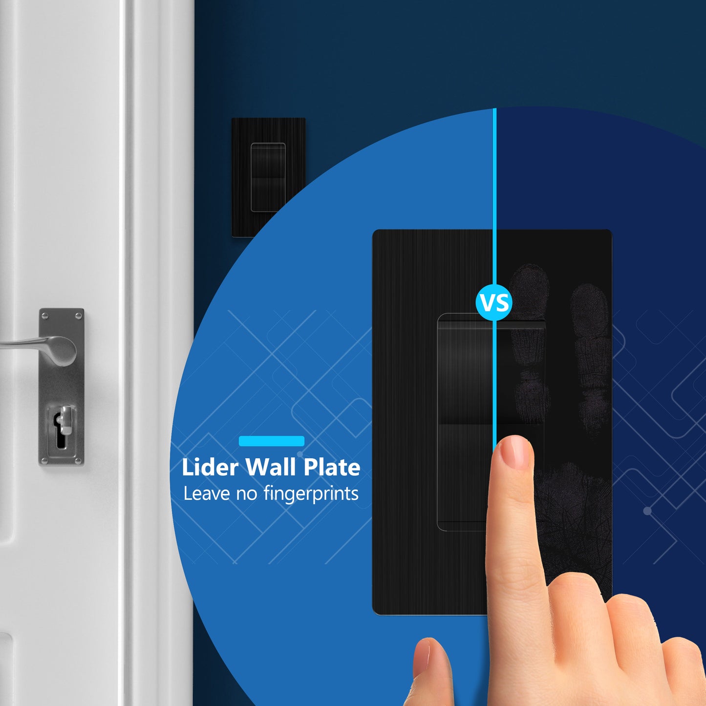 15A Decorator Paddle Light Switch, 3-Way or Single-Pole
