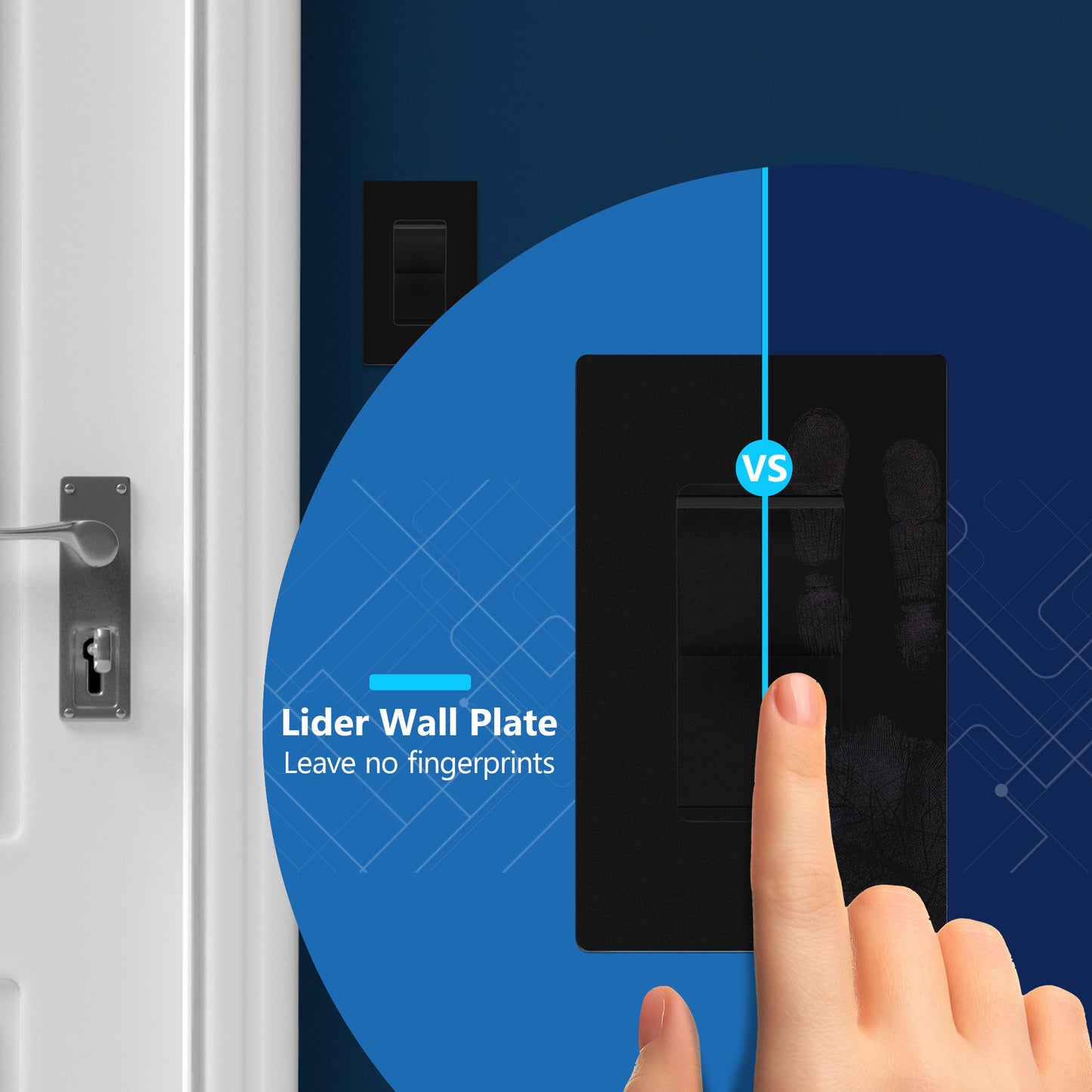 15A Decorator Paddle Light Switch, 3-Way or Single-Pole