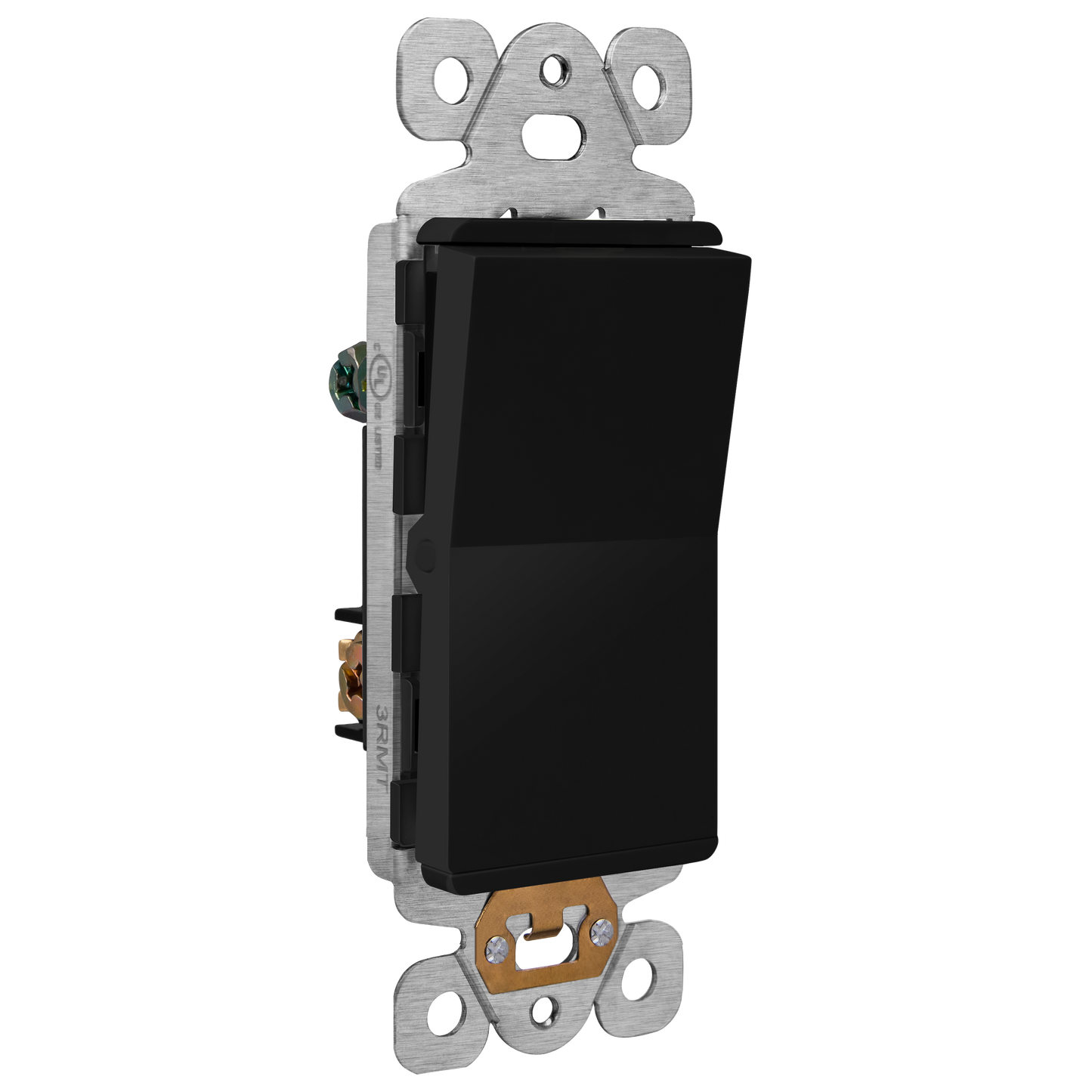 15A Decorator Paddle Light Switch, 3-Way or Single-Pole