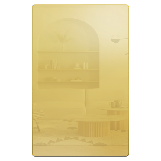 Screwless Blank Metal Wall Plate, Temperature and Impact Resistant, 1-Gang, Mid-Size