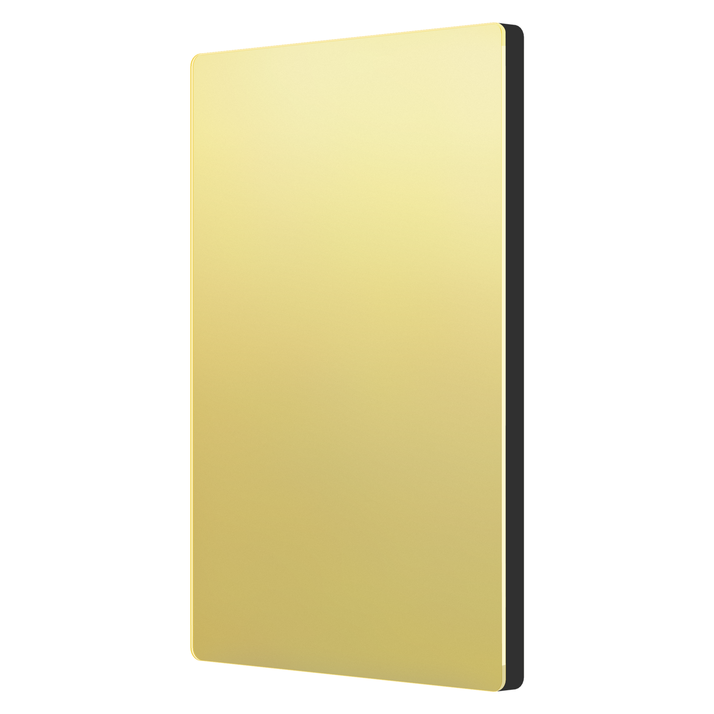 Screwless Blank Wall Plate, Polycarbonate Thermoplastic, Temperature and Impact Resistant, 1-Gang, Mid-Size
